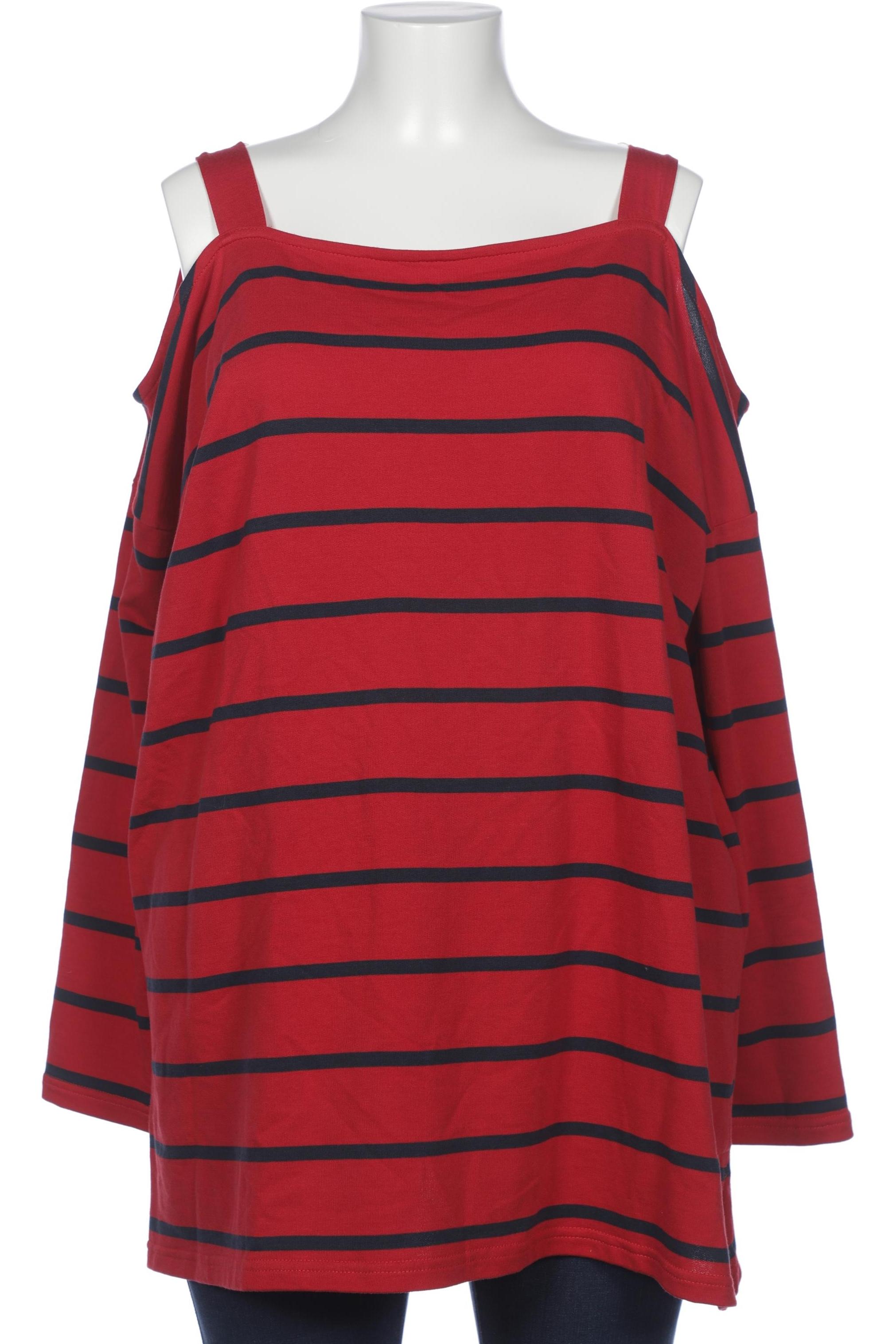 

Ulla Popken Damen Langarmshirt, rot, Gr. 50