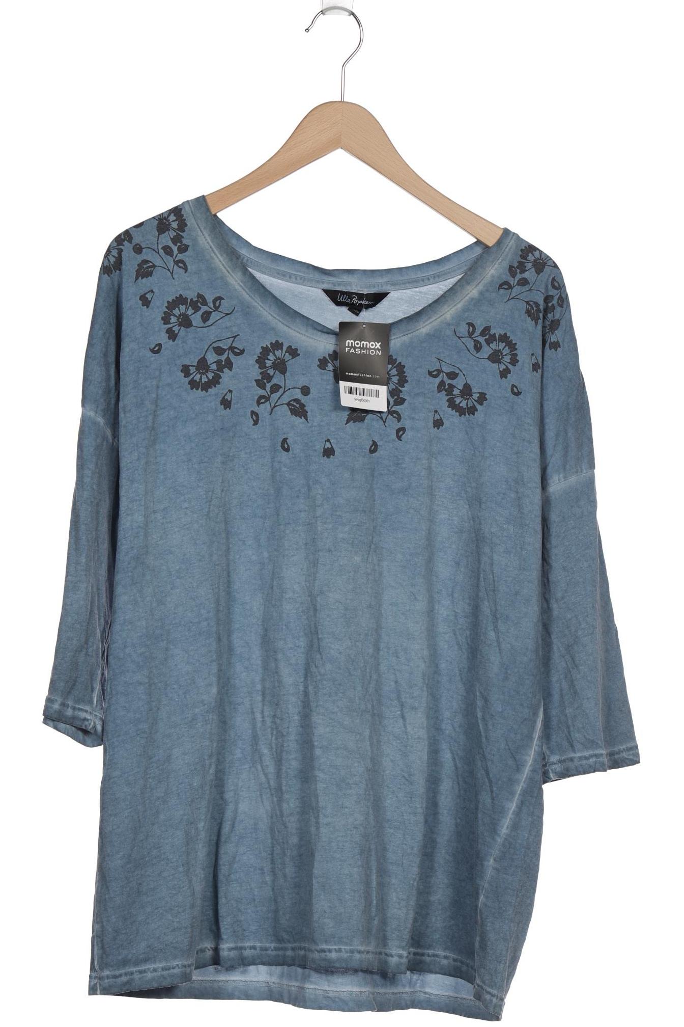 

Ulla Popken Damen Langarmshirt, blau, Gr. 46