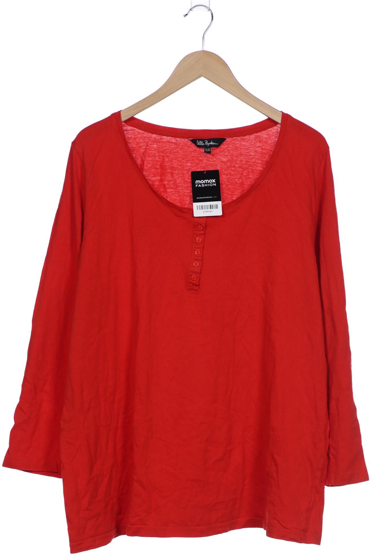 

Ulla Popken Damen Langarmshirt, rot, Gr. 50