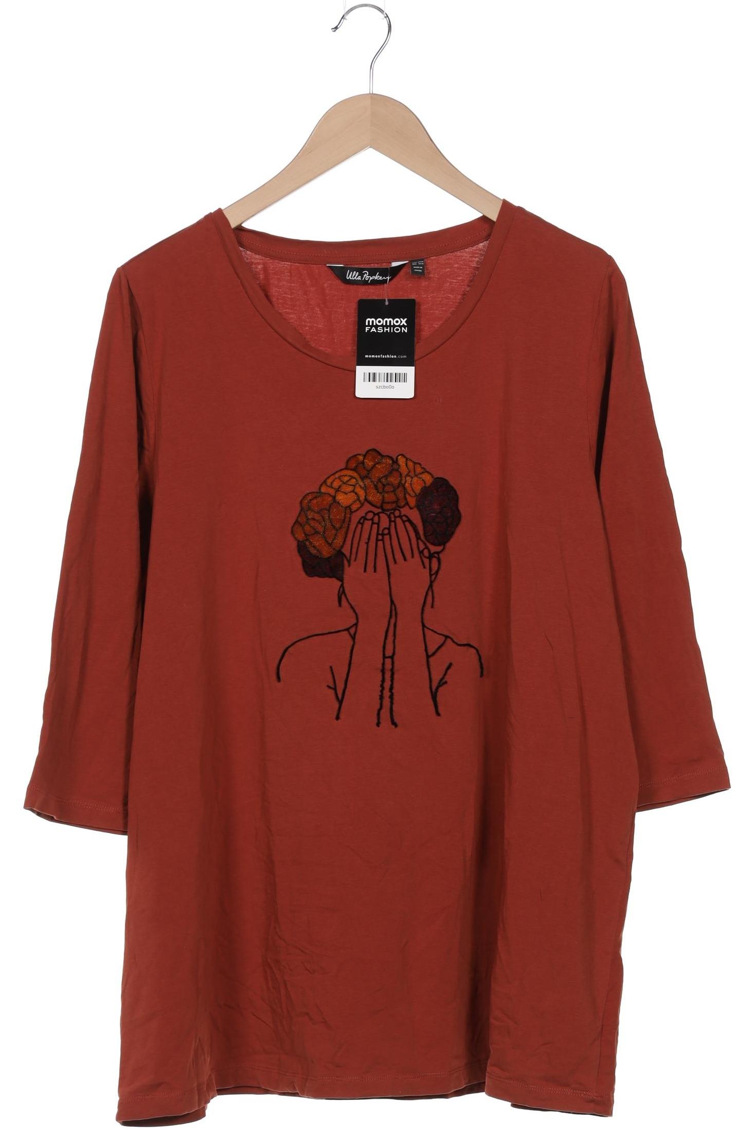 

Ulla Popken Damen Langarmshirt, braun, Gr. 46