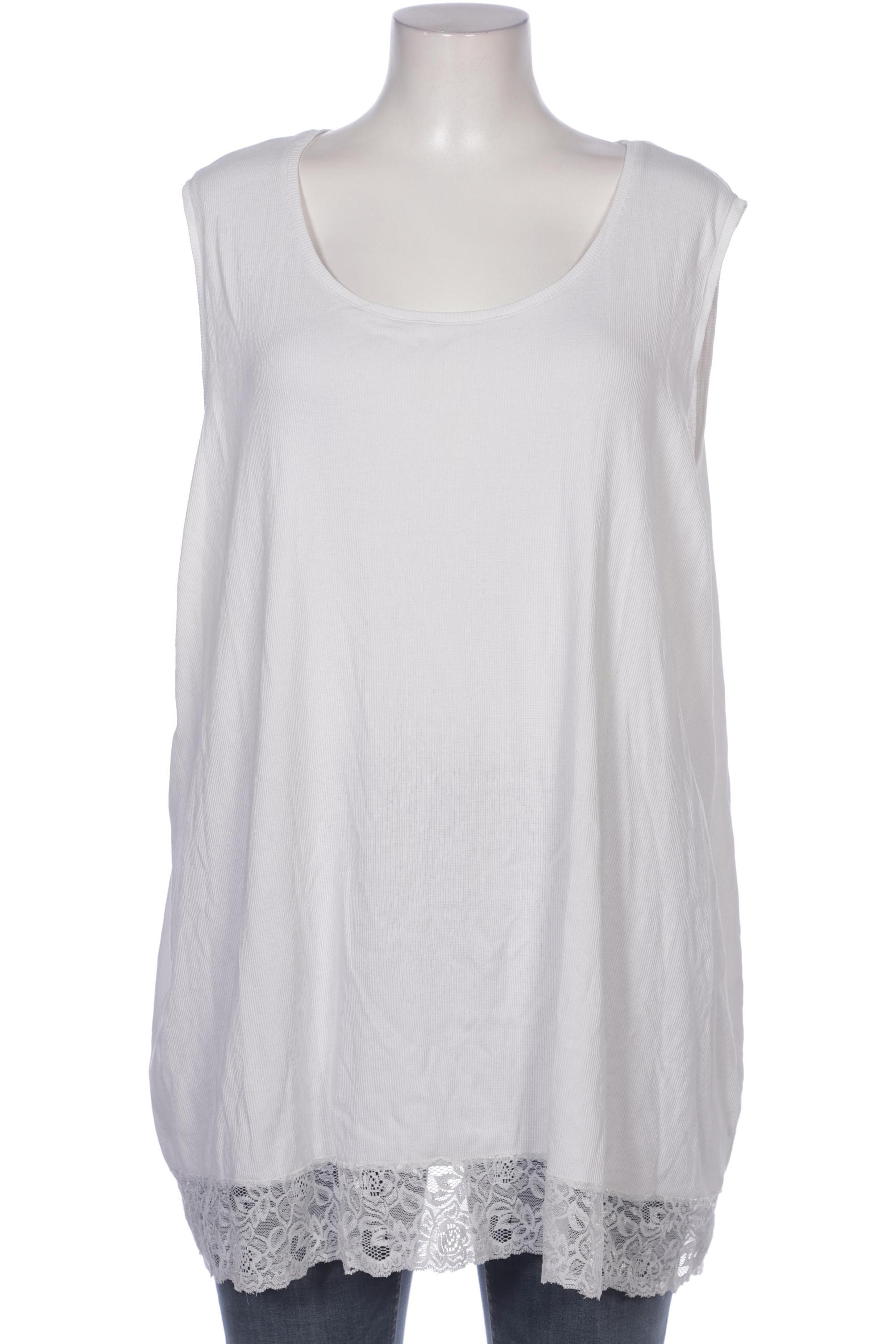 

Ulla Popken Damen Top, weiß, Gr. 58