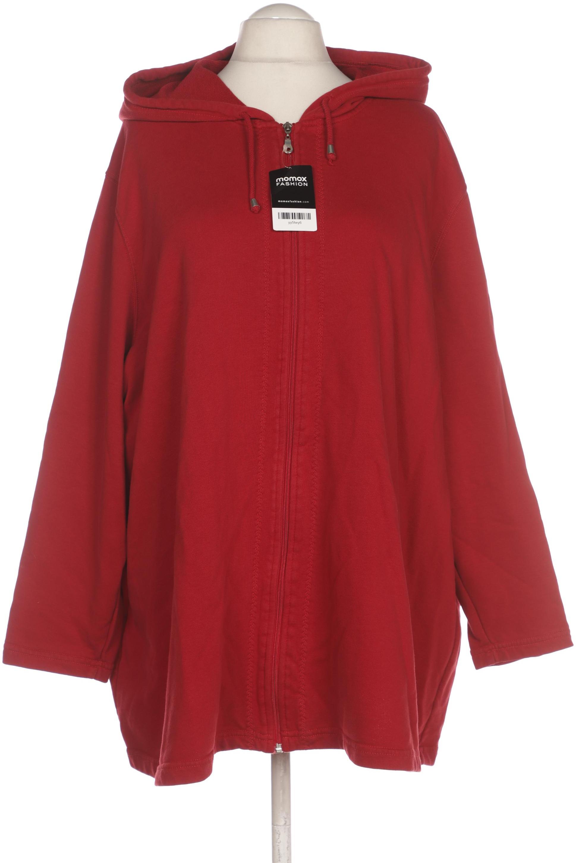 

Ulla Popken Damen Kapuzenpullover, rot, Gr. 58
