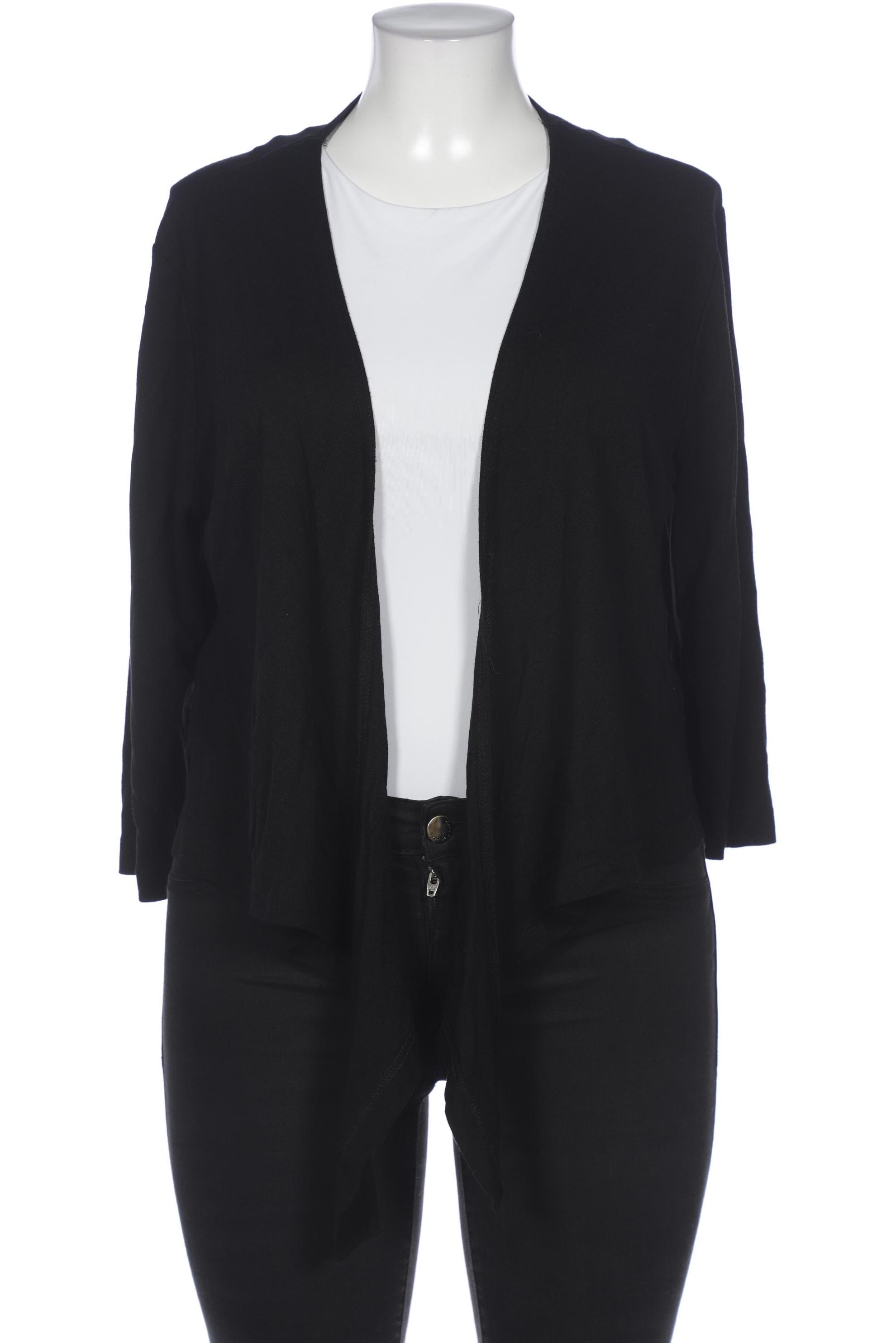 

Ulla Popken Damen Strickjacke, schwarz, Gr. 46