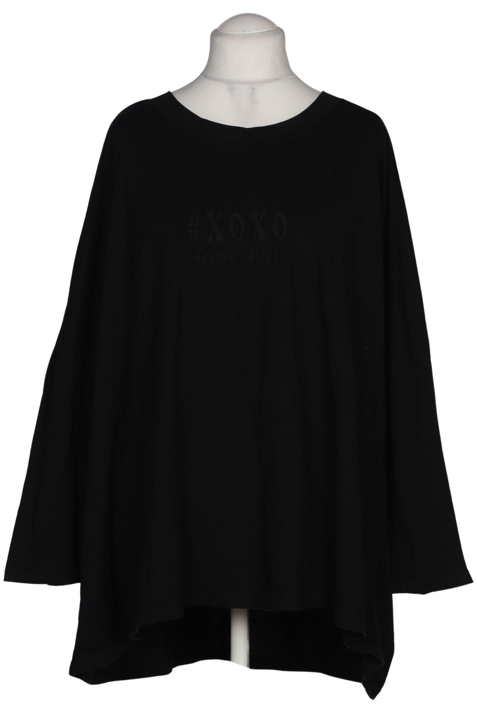 

Ulla Popken Damen Langarmshirt, schwarz, Gr. 62