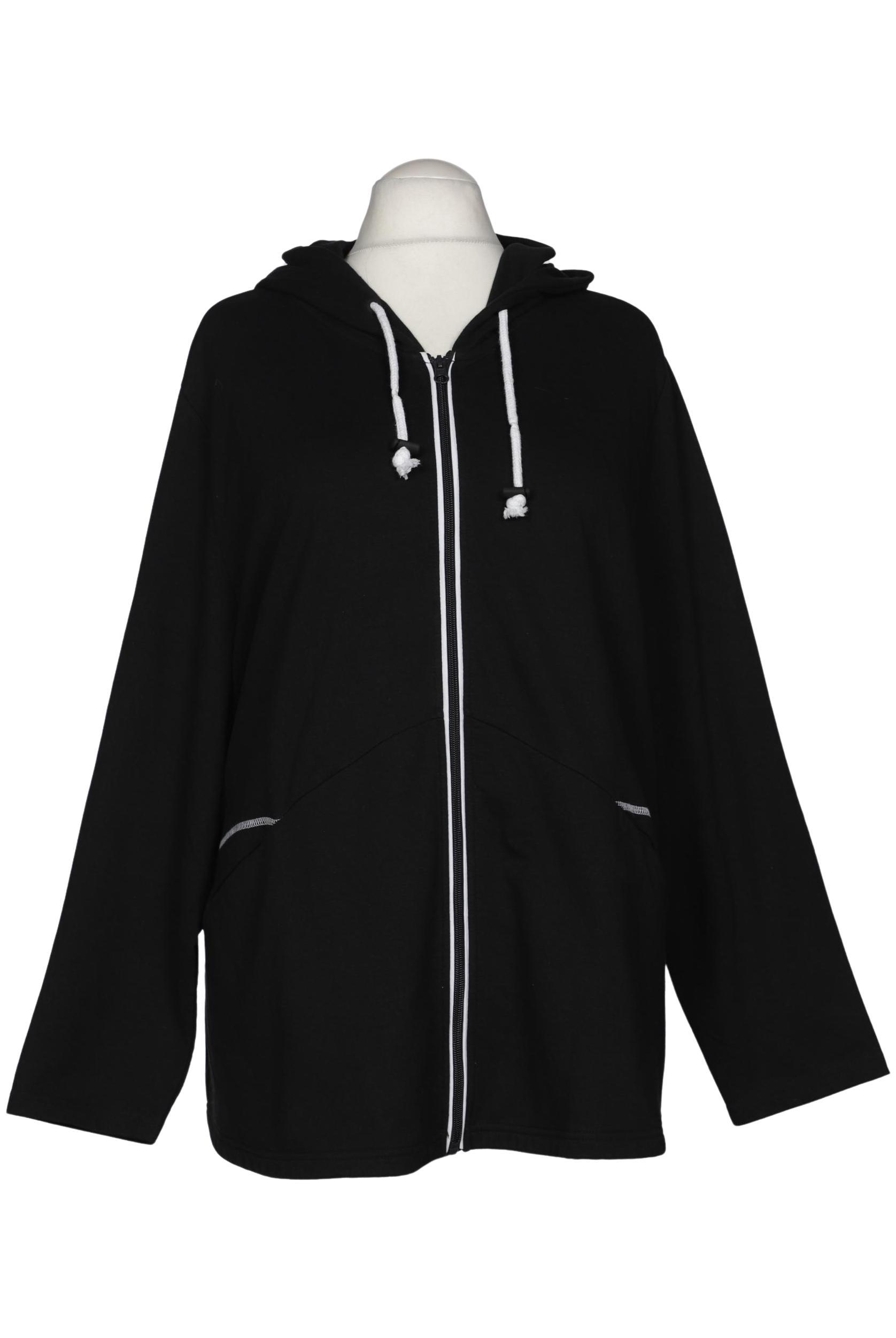 

Ulla Popken Damen Kapuzenpullover, schwarz, Gr. 54