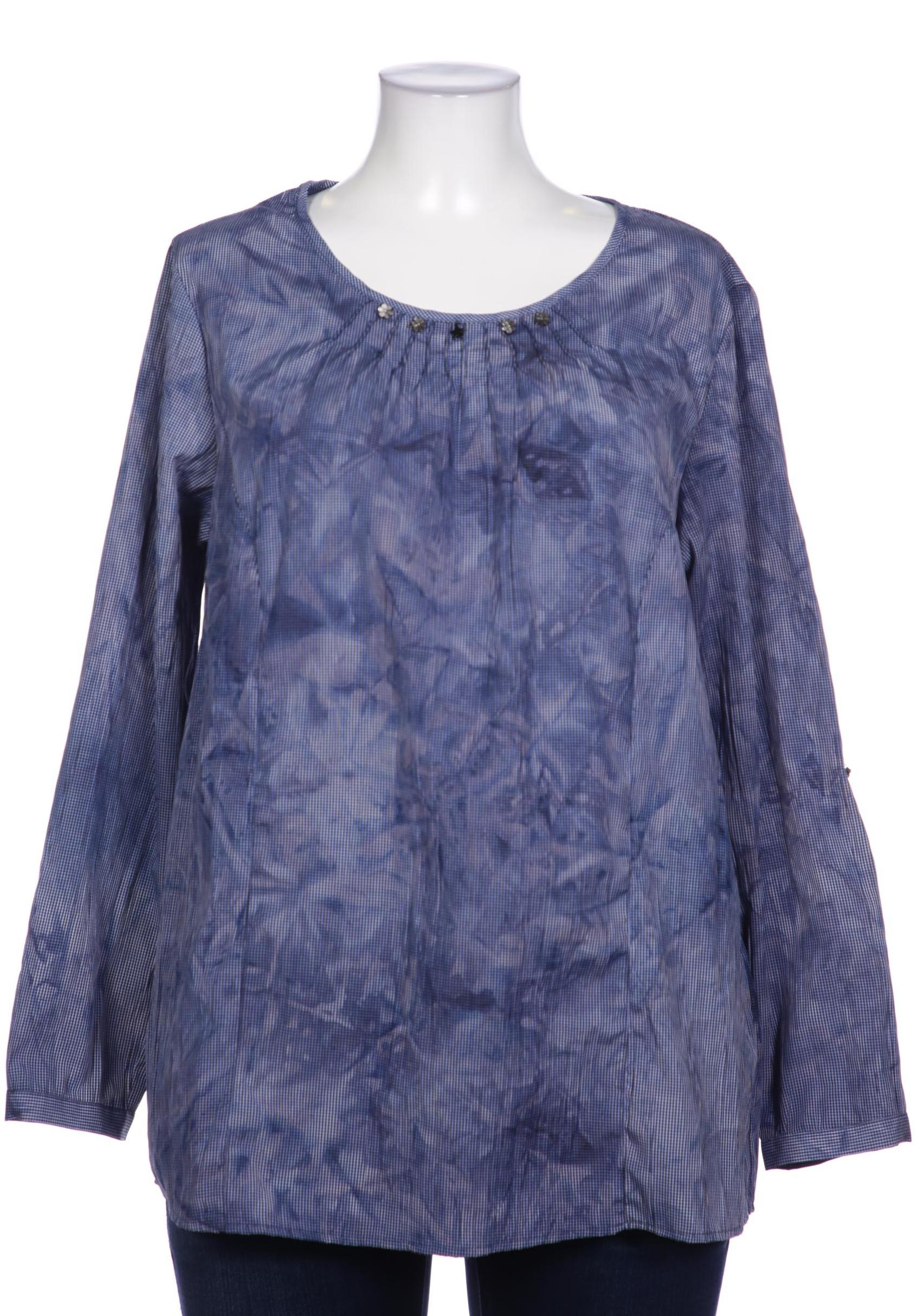 

Ulla Popken Damen Bluse, blau, Gr. 42
