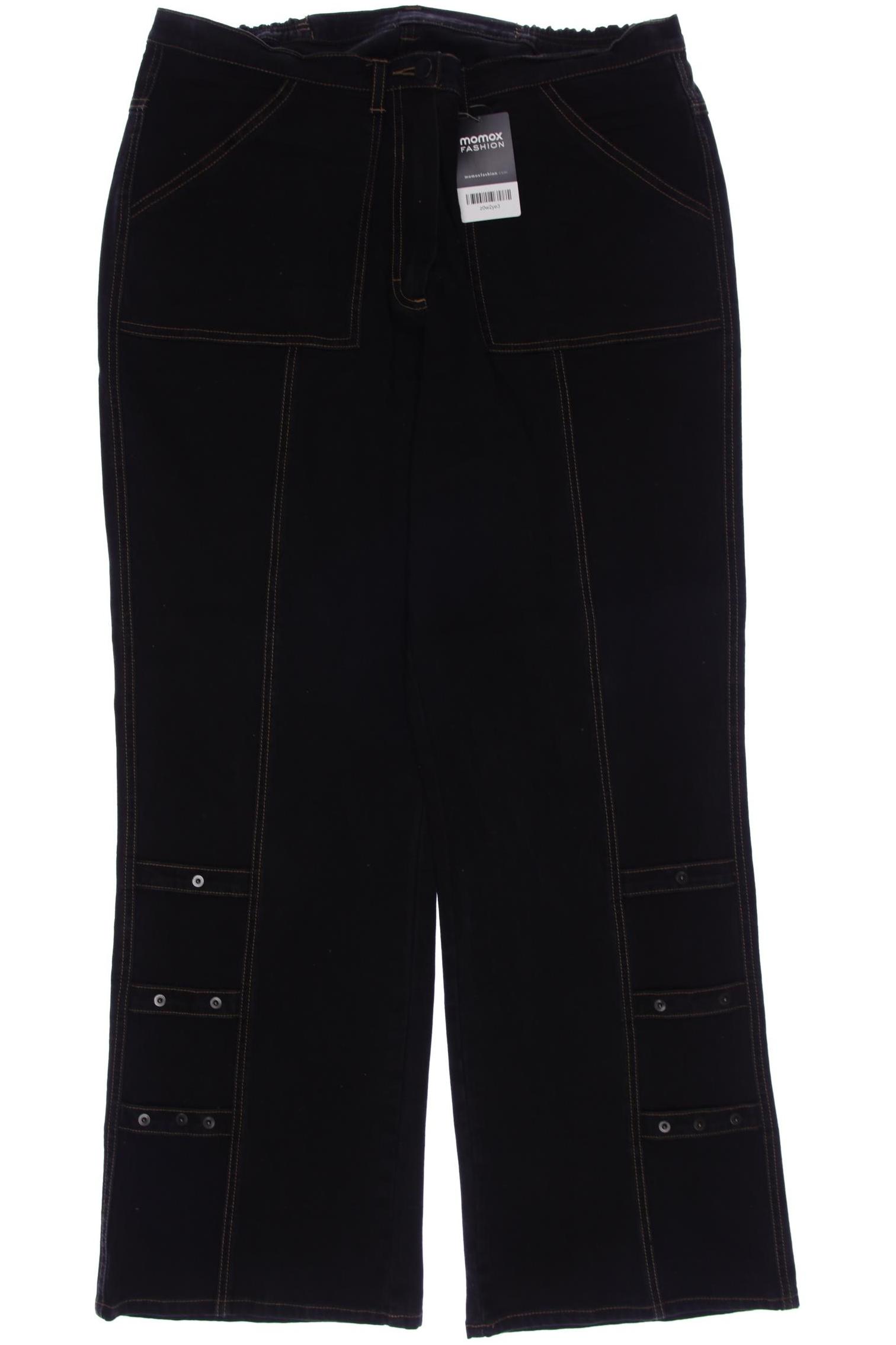 

Ulla Popken Damen Jeans, schwarz, Gr. 48