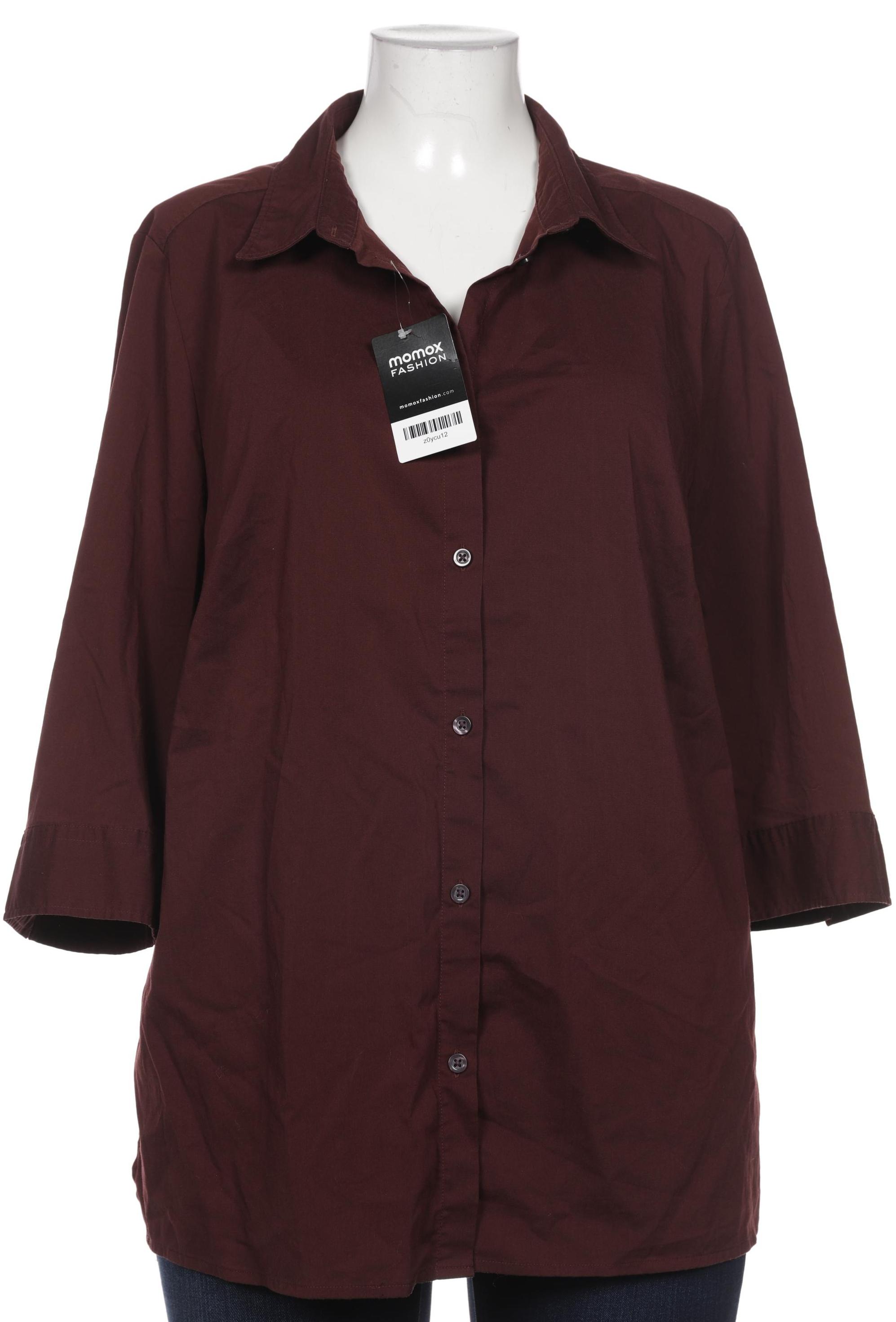 

Ulla Popken Damen Bluse, bordeaux, Gr. 46