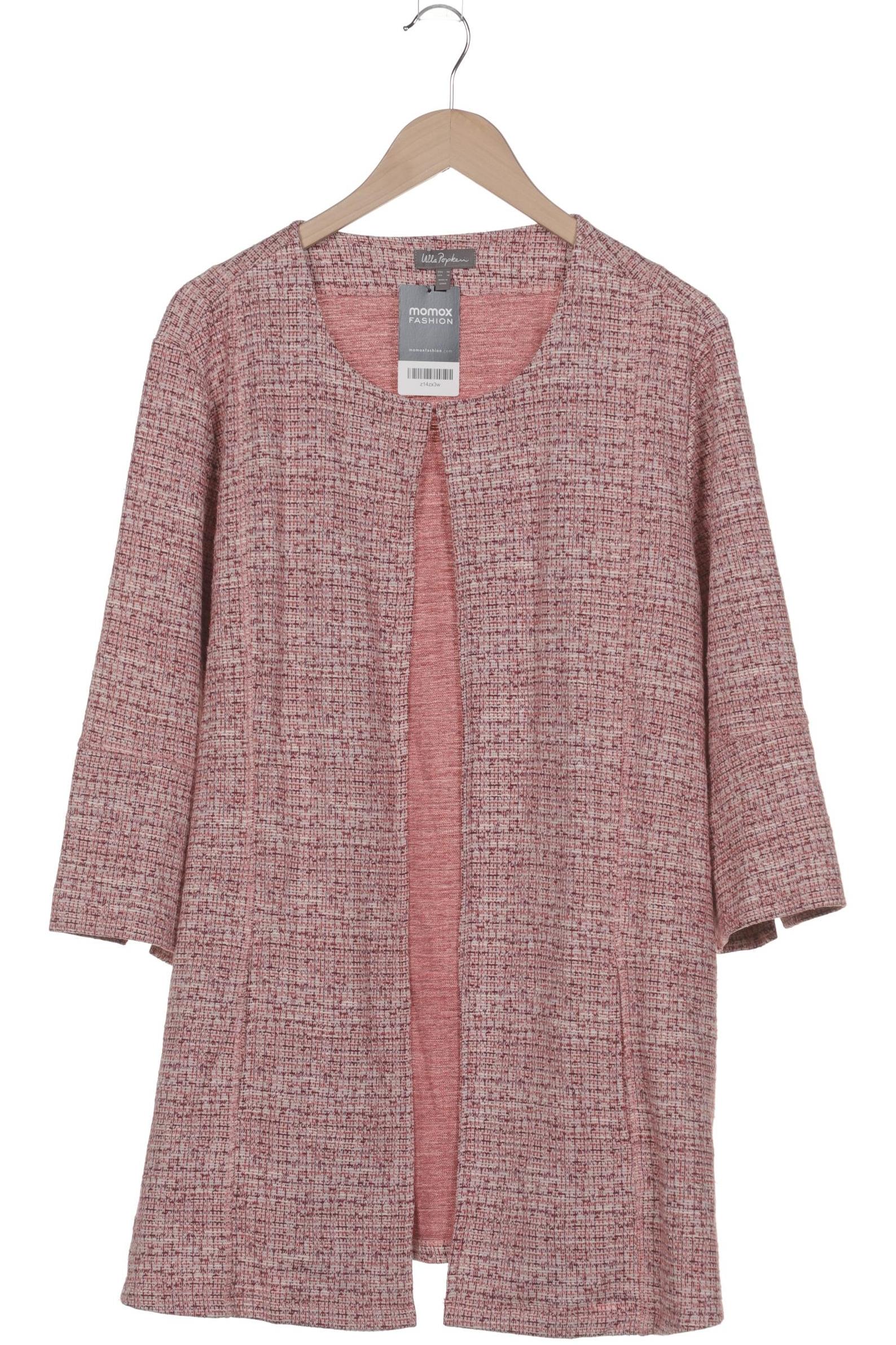 

Ulla Popken Damen Strickjacke, pink, Gr. 48
