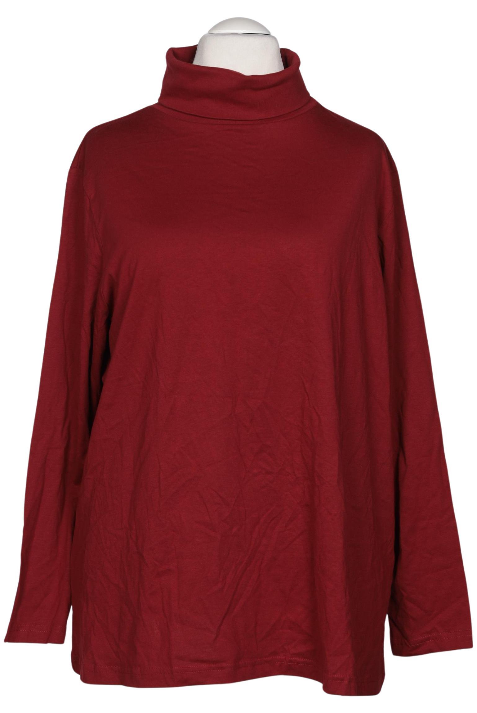 

Ulla Popken Damen Langarmshirt, rot, Gr. 54