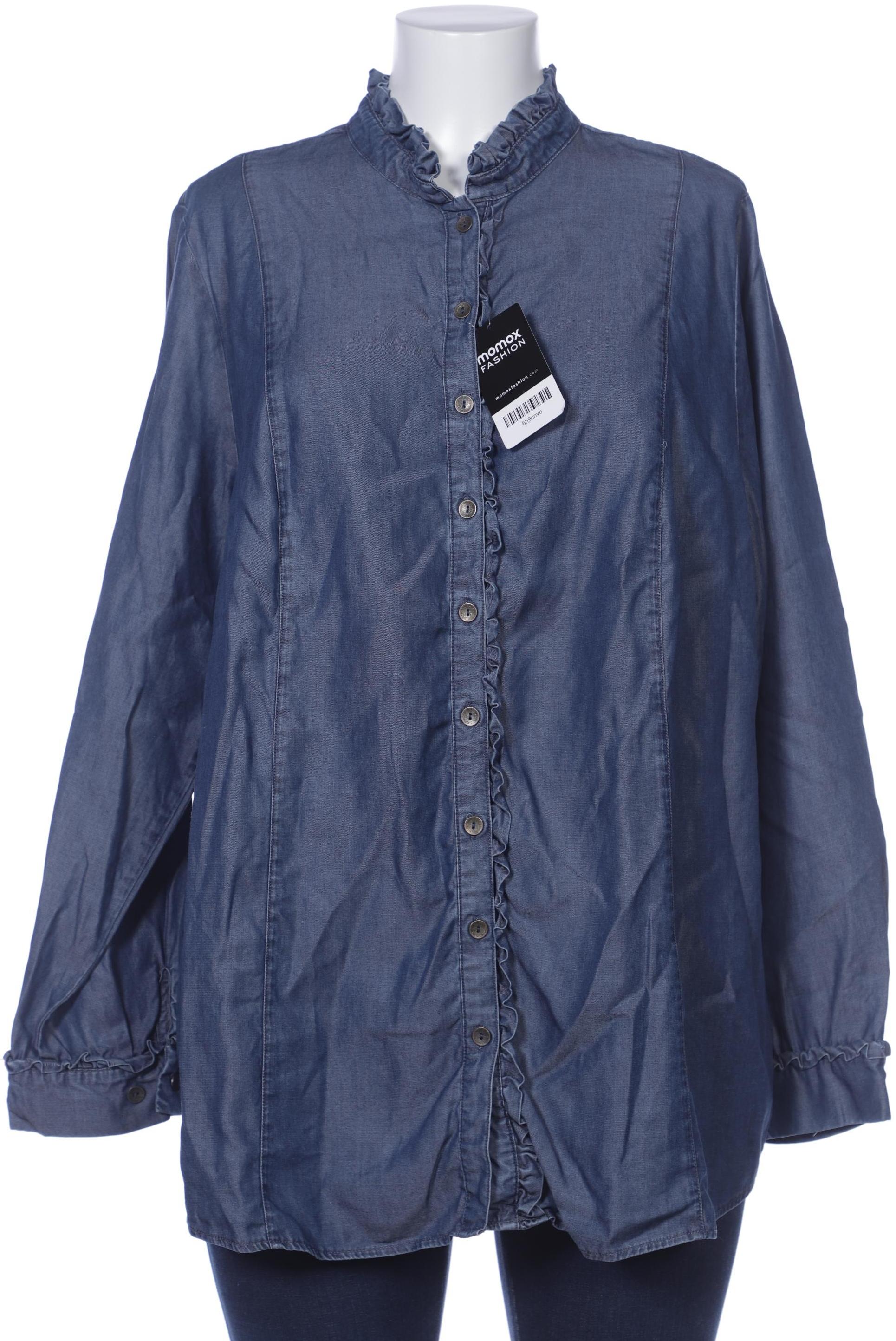 

Ulla Popken Damen Bluse, blau, Gr. 44