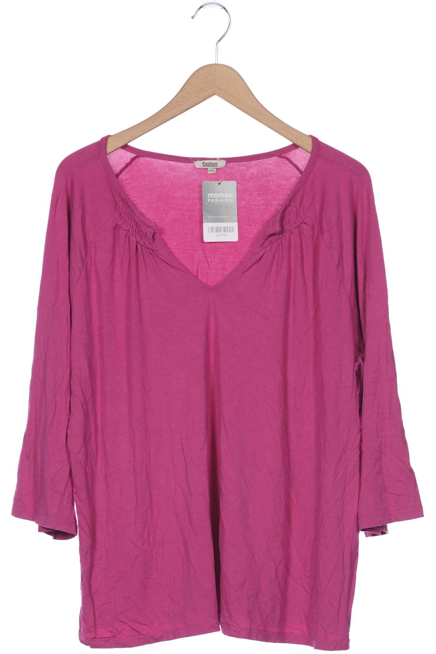 

Ulla Popken Damen Langarmshirt, pink