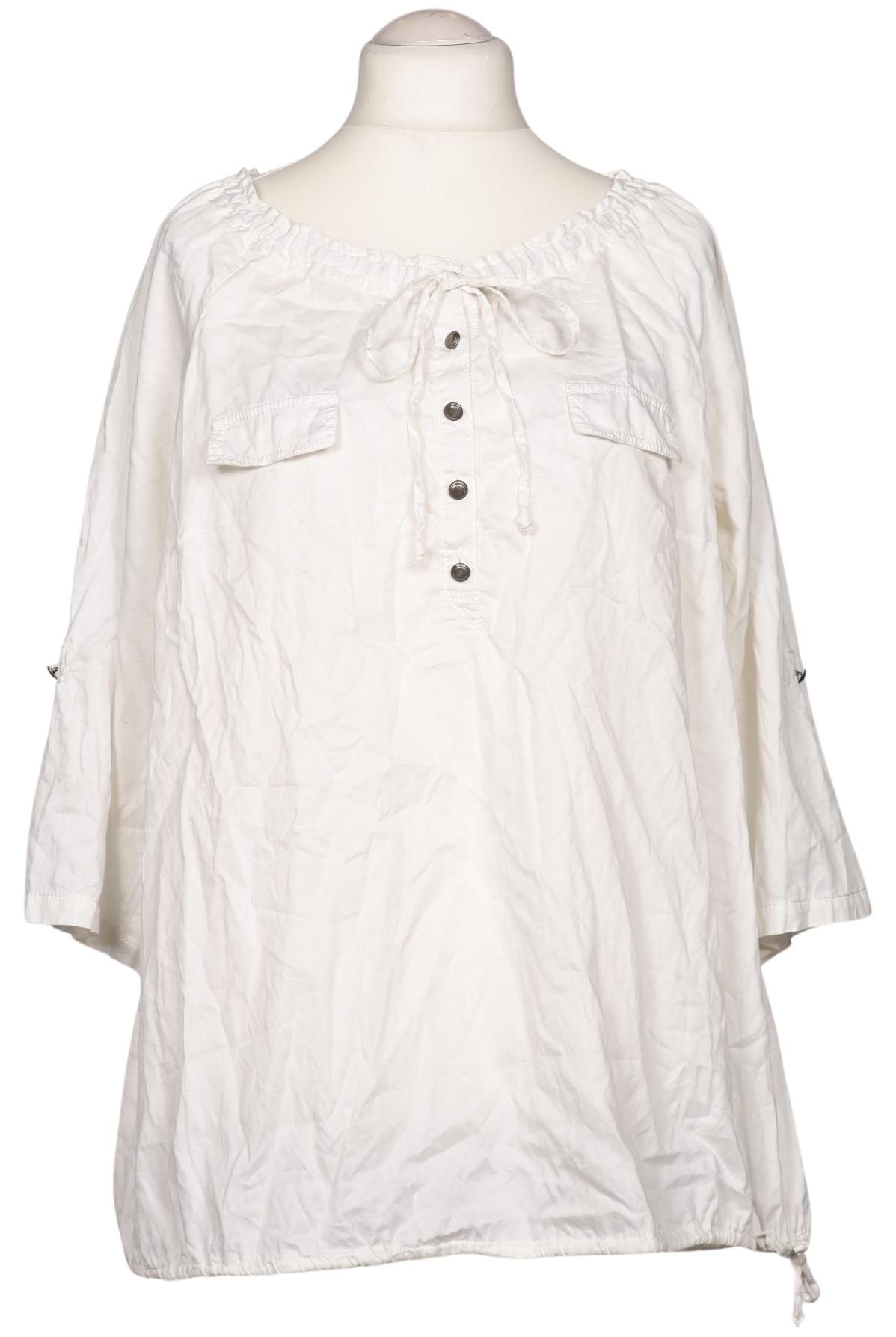 

Ulla Popken Damen Bluse, weiß, Gr. 46