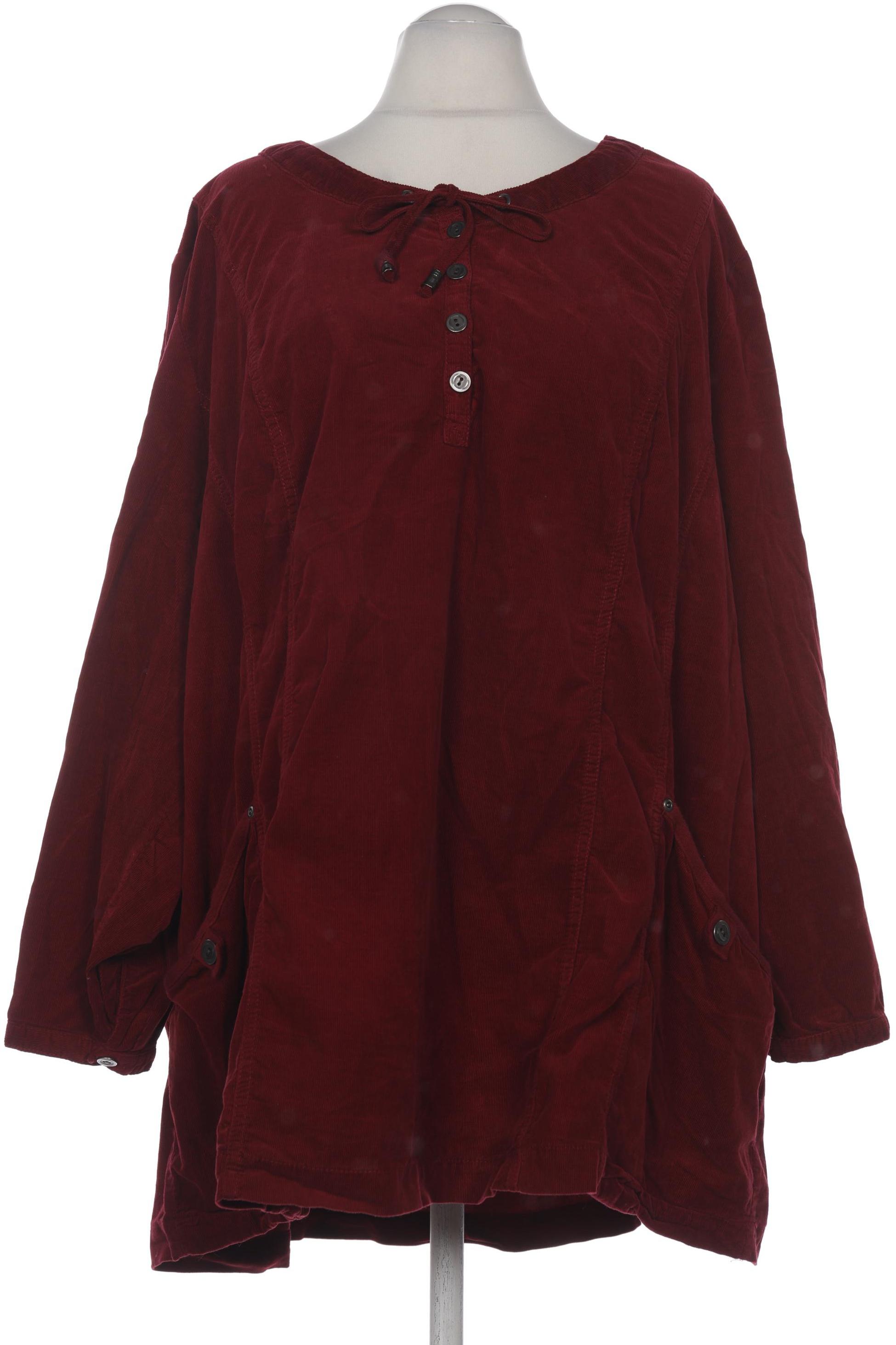 

Ulla Popken Damen Bluse, bordeaux, Gr. 58