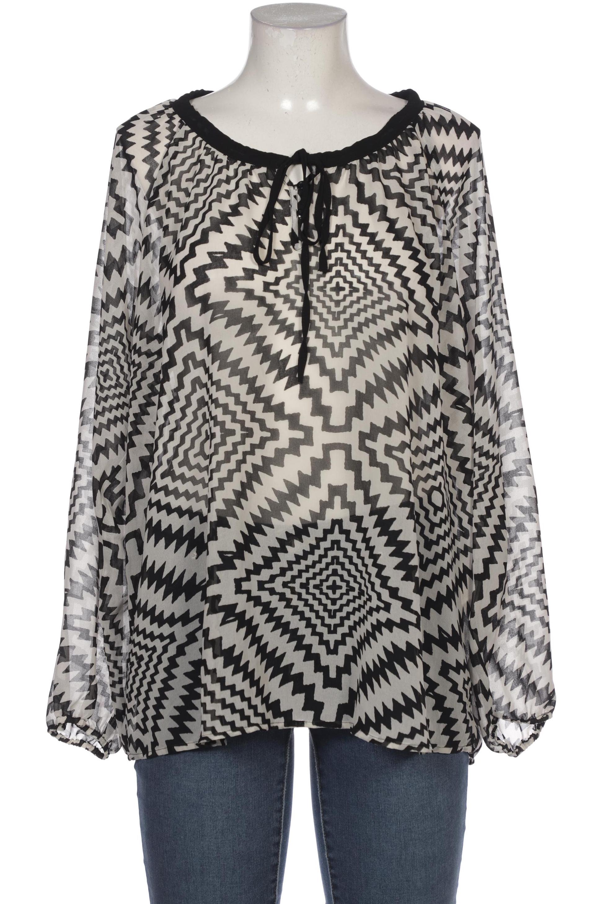

Ulla Popken Damen Bluse, schwarz, Gr. 46