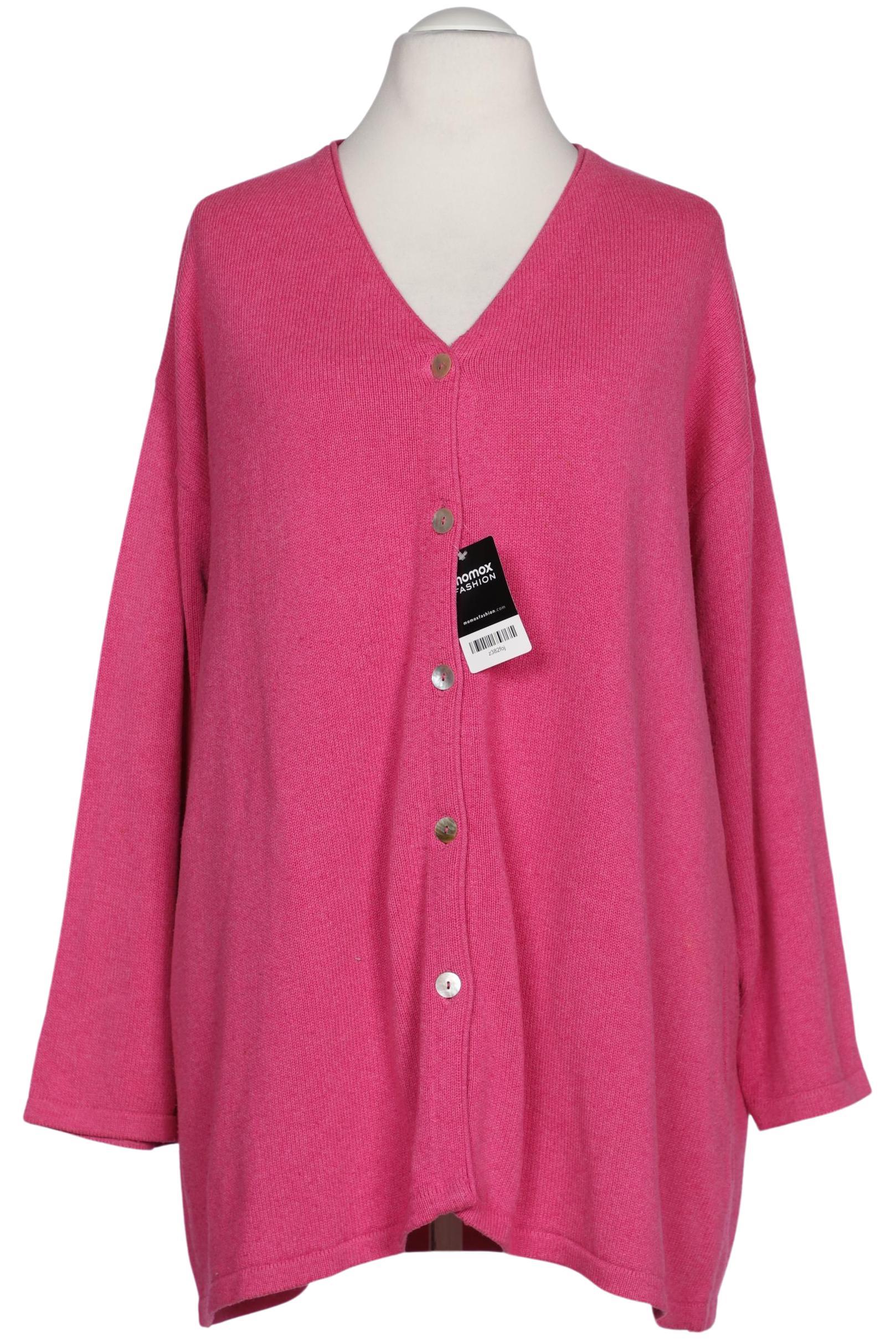 

Ulla Popken Damen Strickjacke, pink, Gr. 56