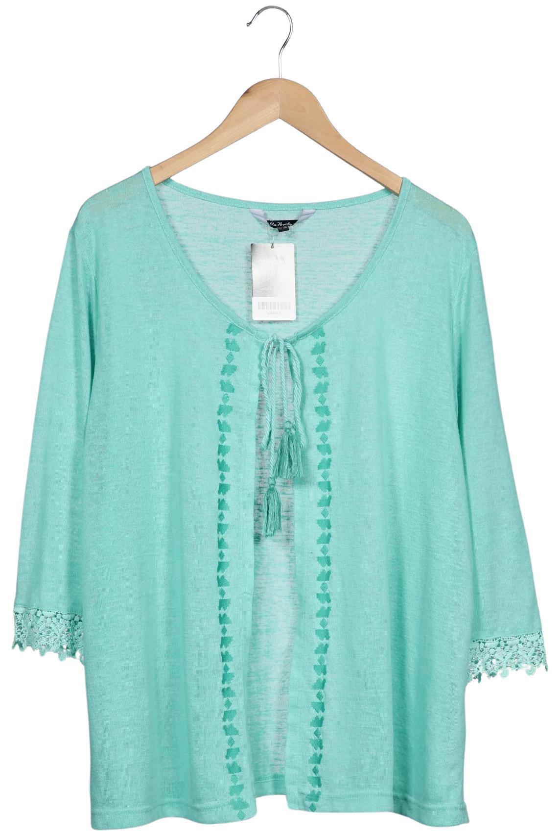 

Ulla Popken Damen Strickjacke, türkis, Gr. 50