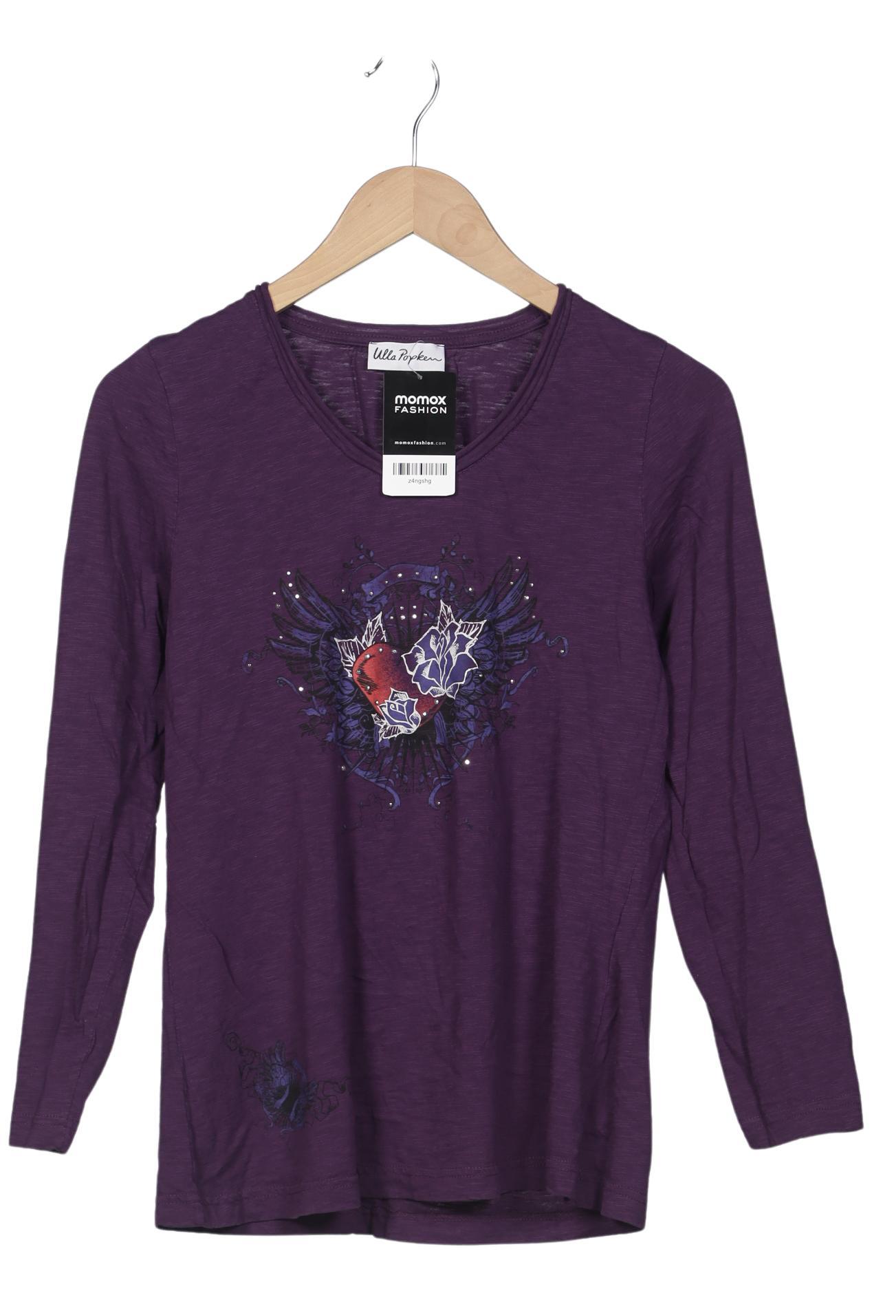 

Ulla Popken Damen Langarmshirt, flieder, Gr. 38