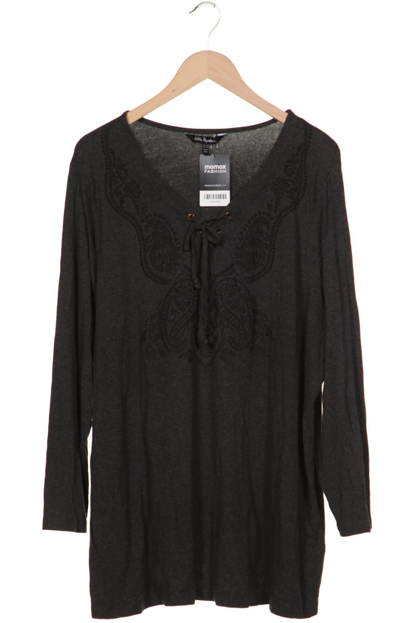 

Ulla Popken Damen Langarmshirt, grau