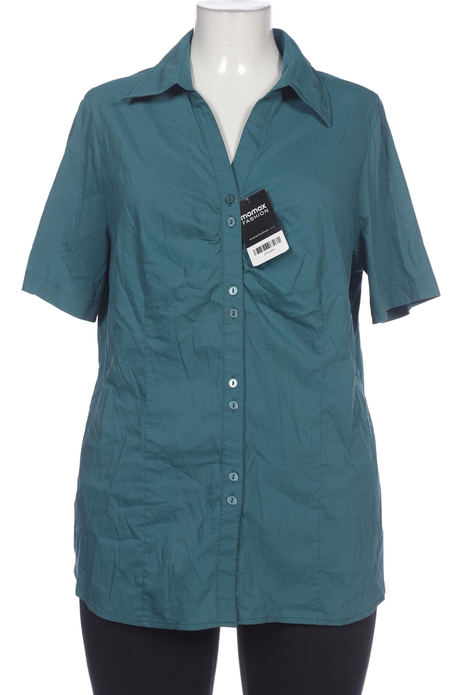 

Ulla Popken Damen Bluse, türkis, Gr. 48