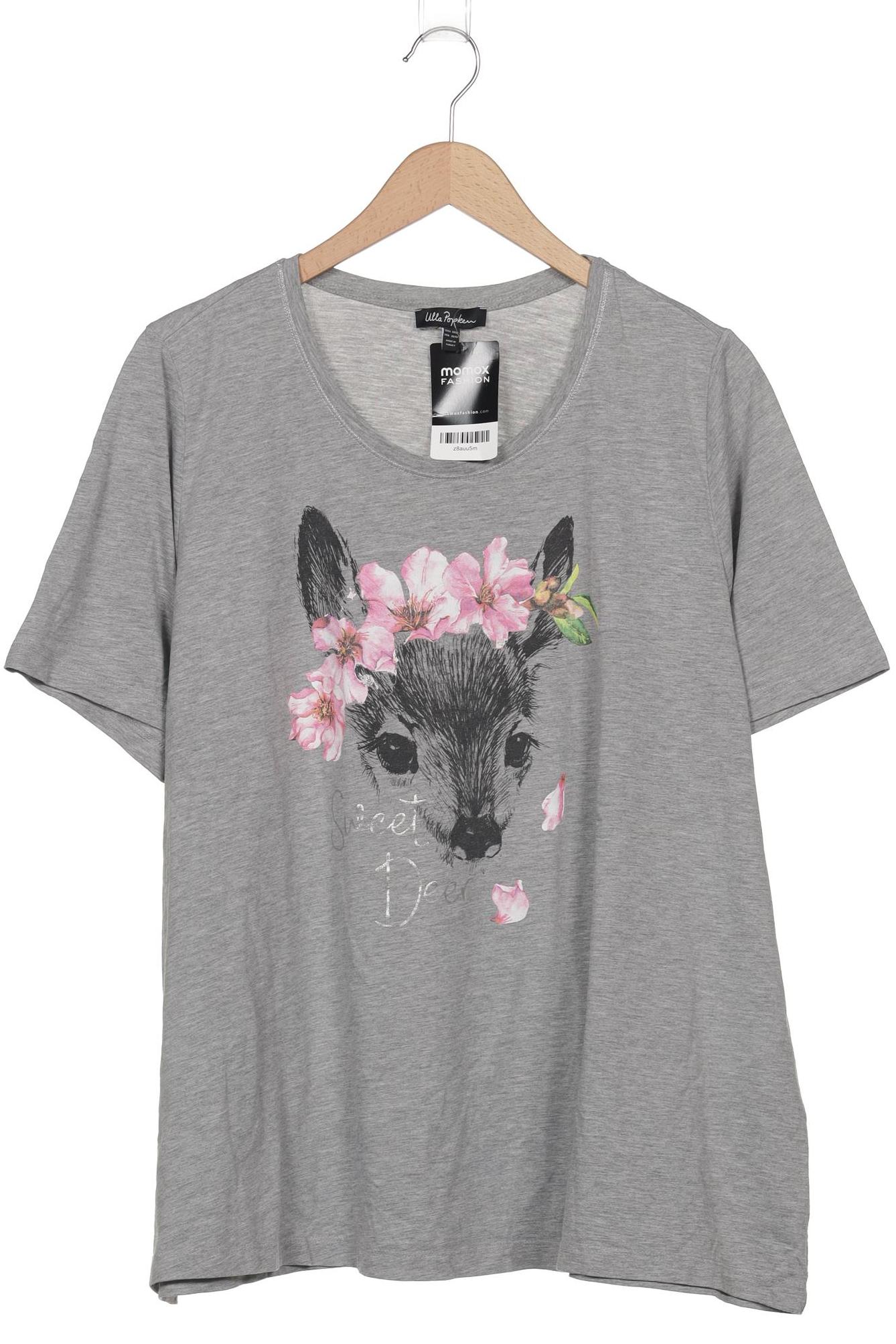 

Ulla Popken Damen T-Shirt, grau, Gr. 50