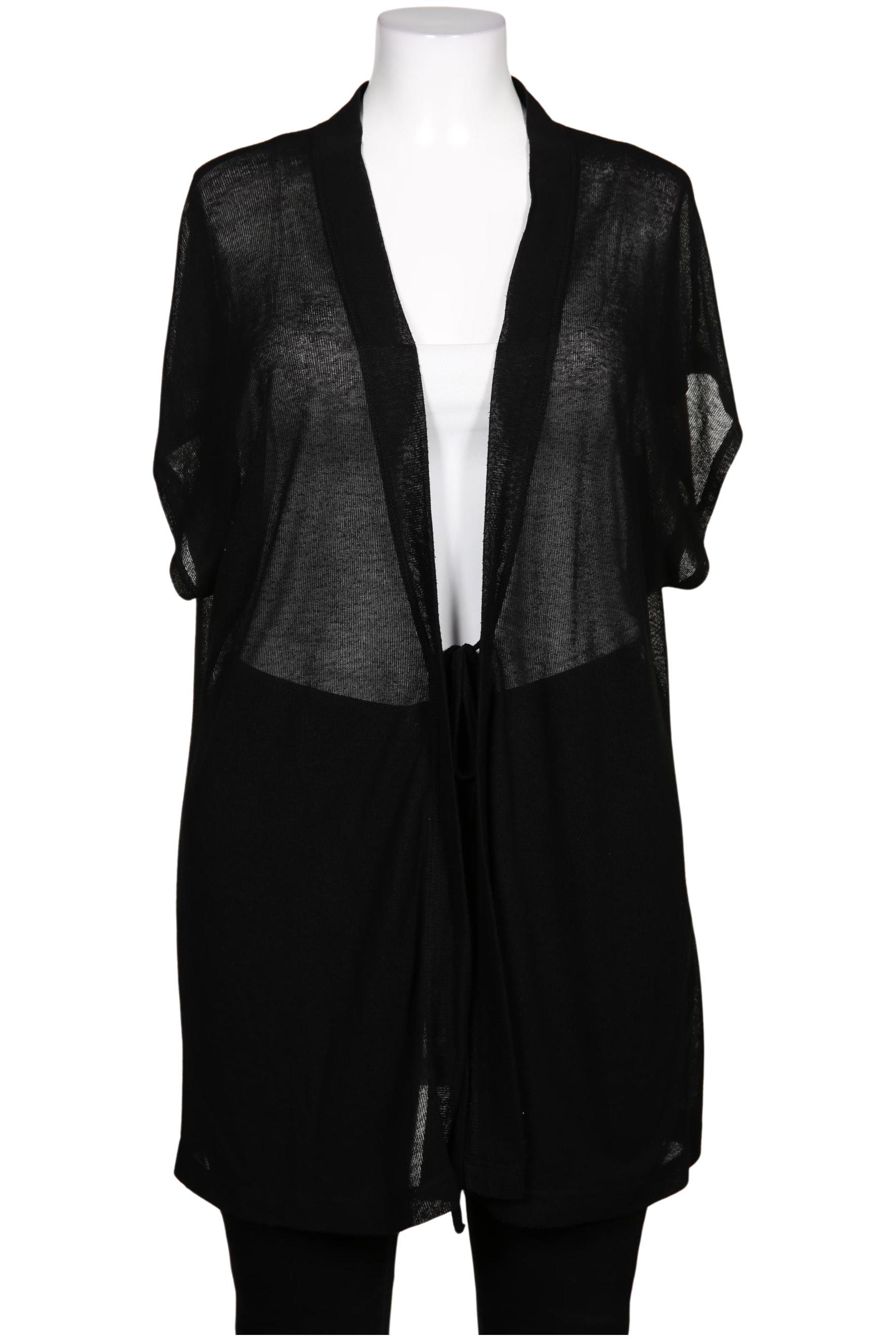 

Ulla Popken Damen Strickjacke, schwarz, Gr. 48