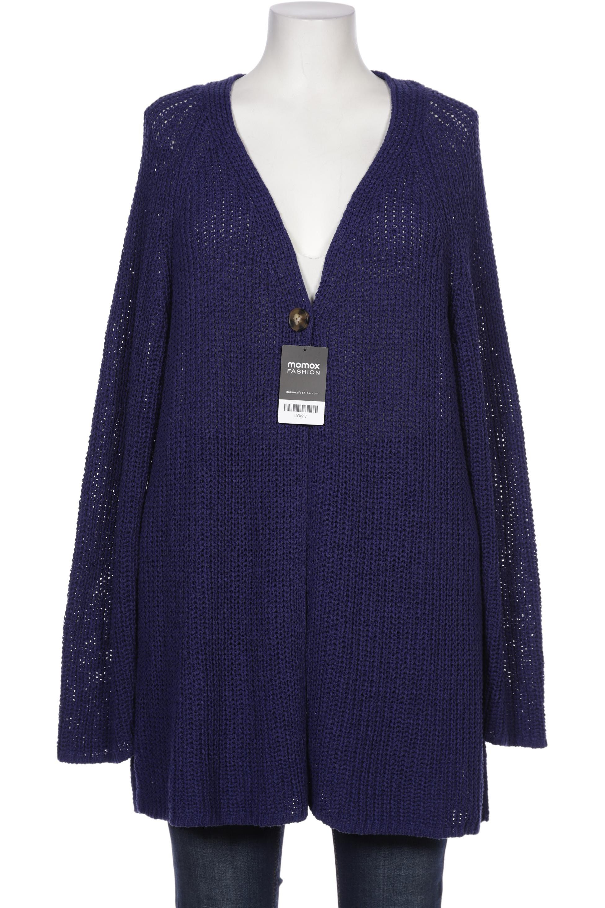 

Ulla Popken Damen Strickjacke, blau, Gr. 46