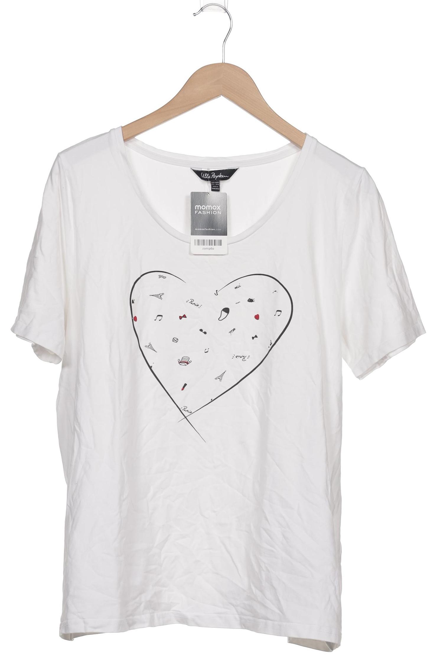 

Ulla Popken Damen T-Shirt, weiß, Gr. 46