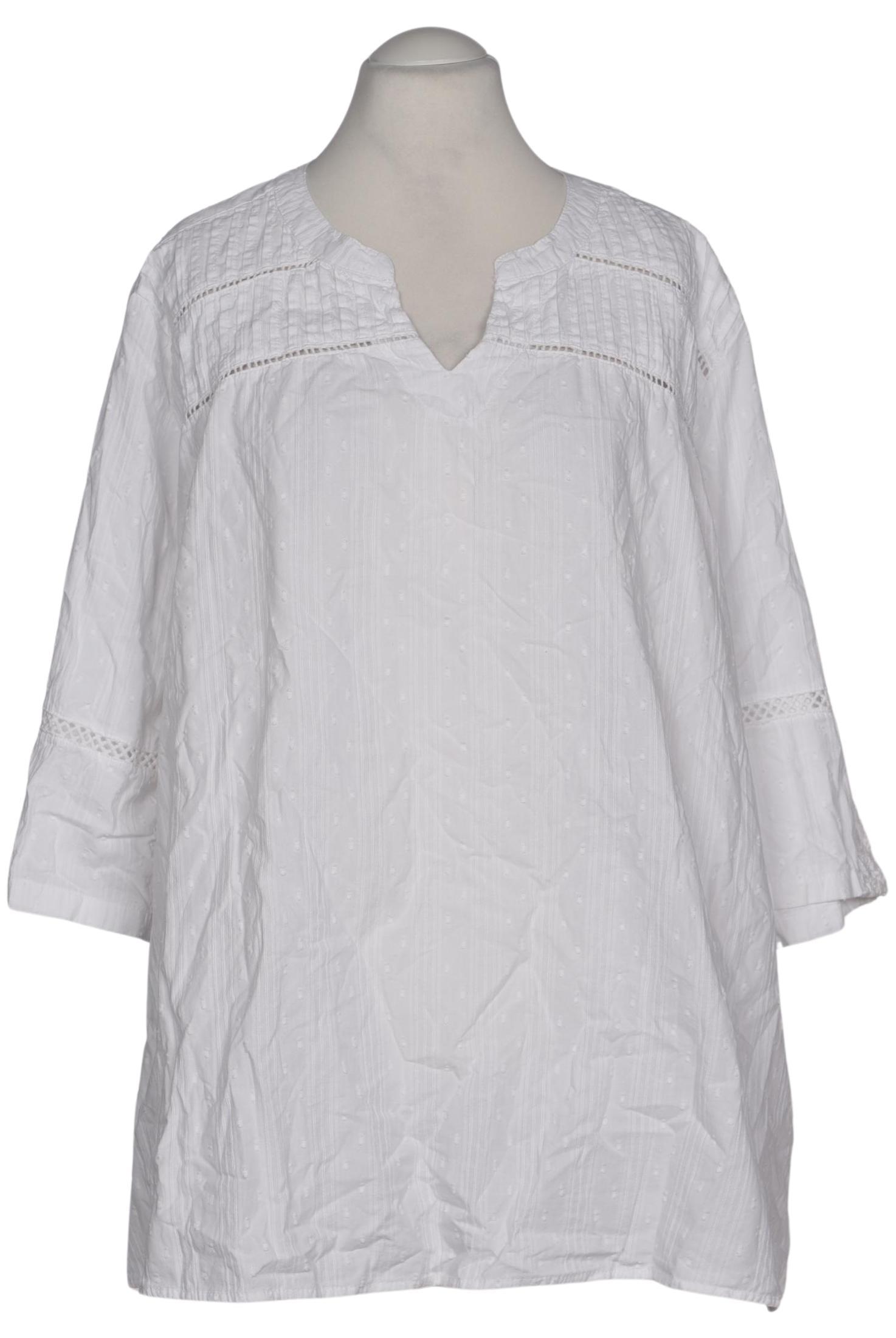 

Ulla Popken Damen Bluse, weiß, Gr. 52