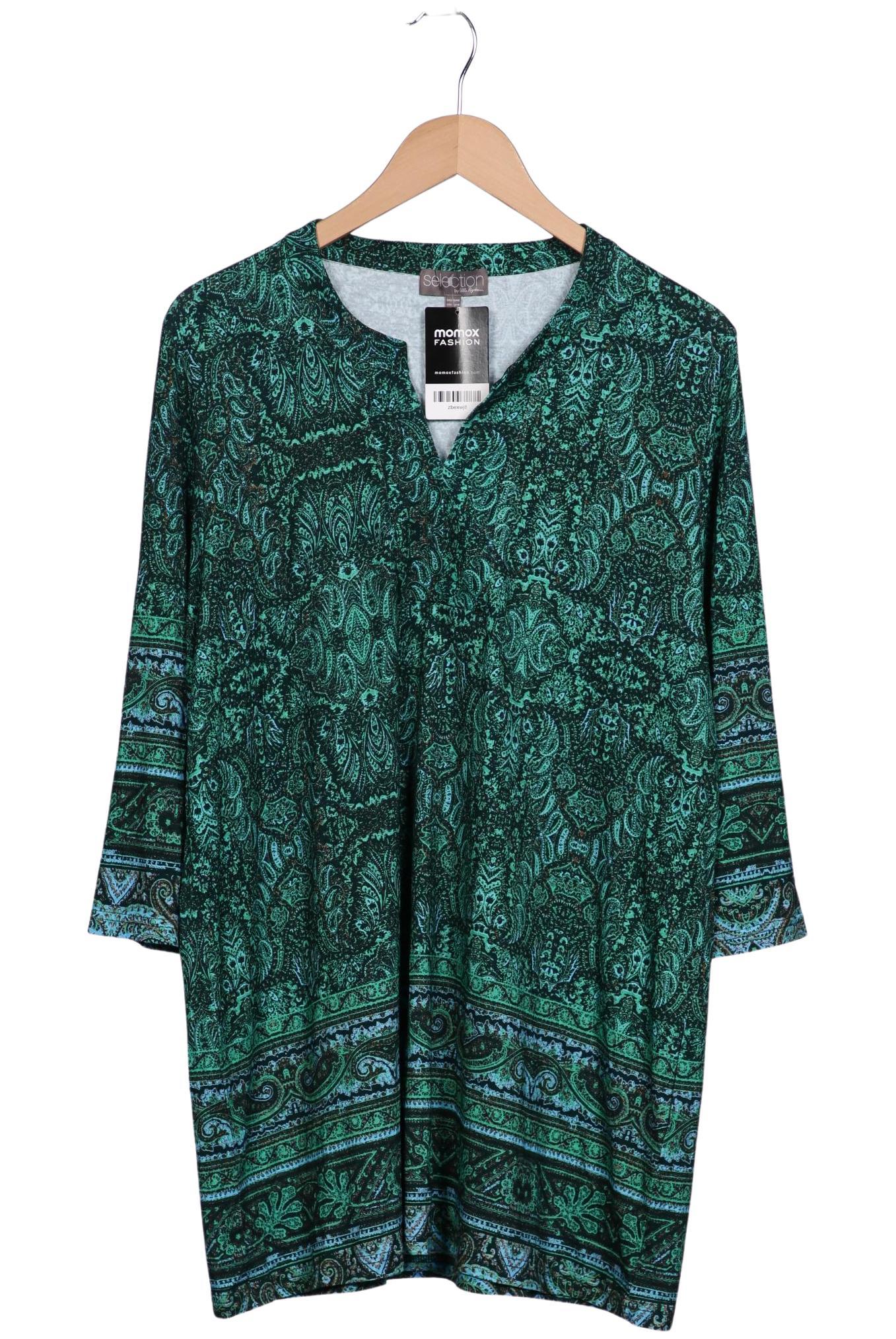 

Ulla Popken Damen Langarmshirt, grün, Gr. 46