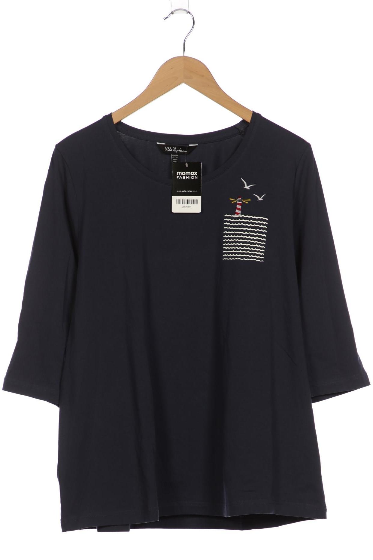 

Ulla Popken Damen Langarmshirt, marineblau, Gr. 46