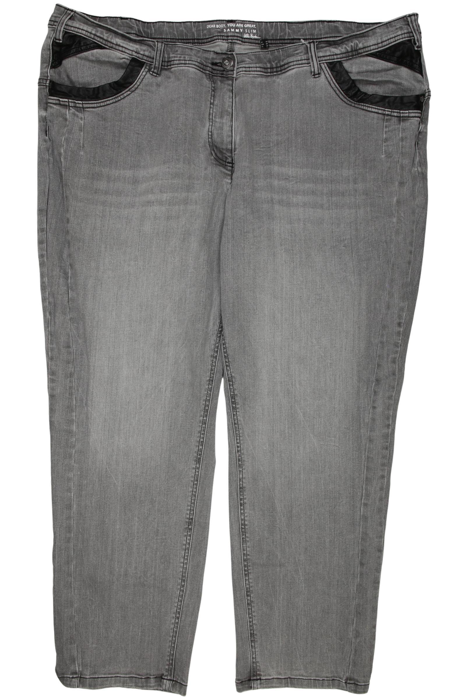 

Ulla Popken Damen Jeans, grau, Gr. 27