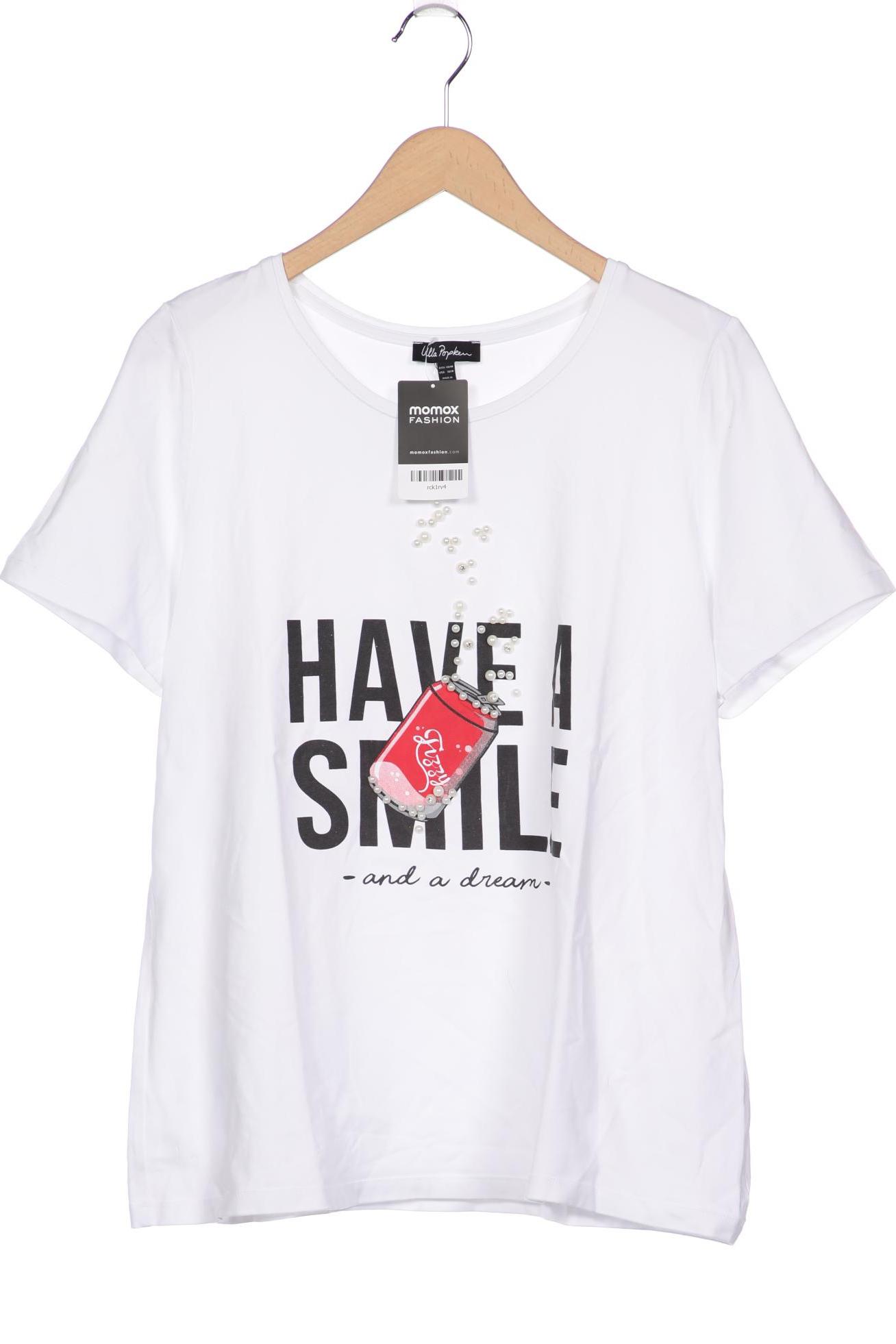 

Ulla Popken Damen T-Shirt, weiß, Gr. 46