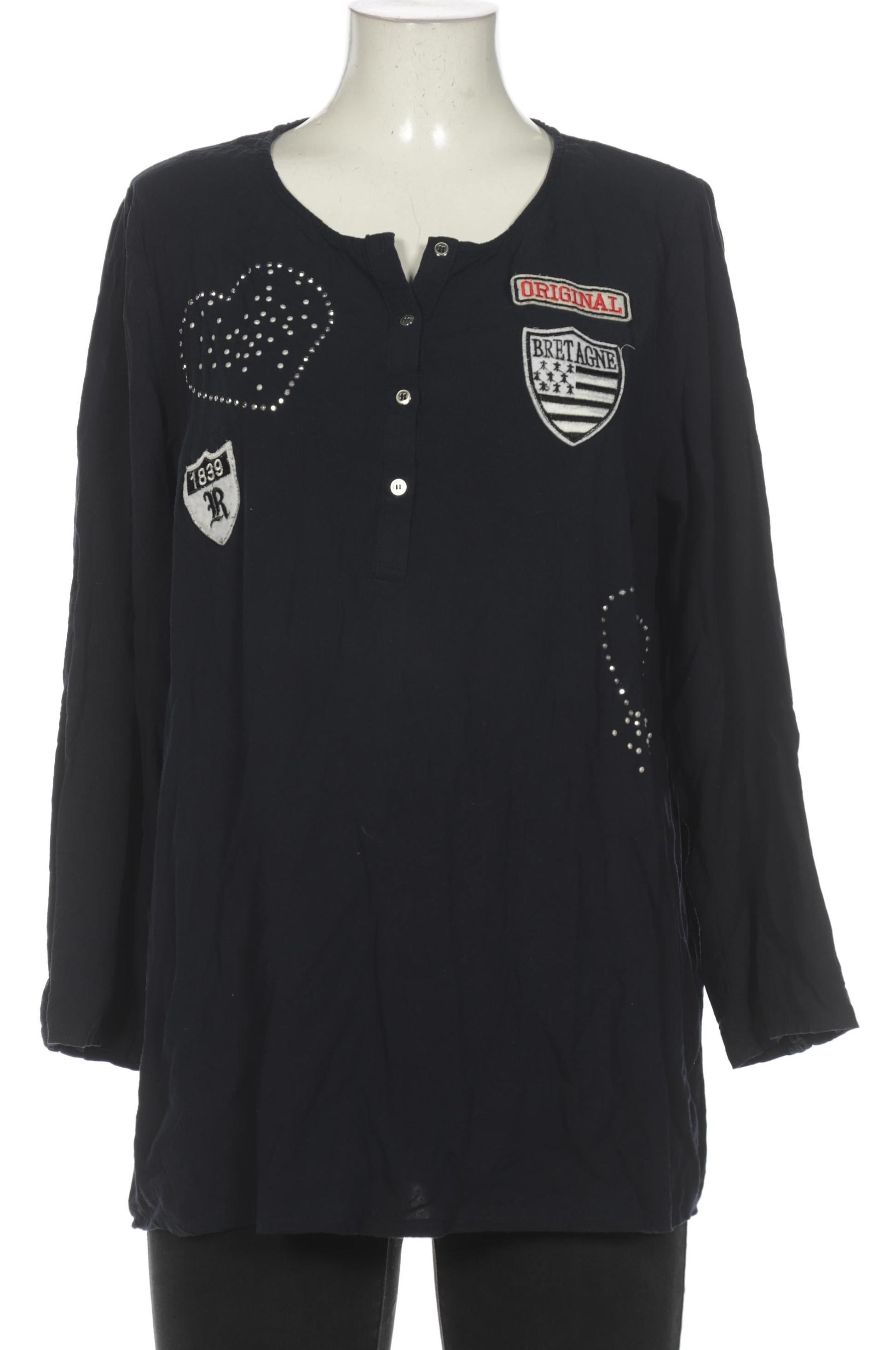 

Ulla Popken Damen Bluse, marineblau, Gr. 42
