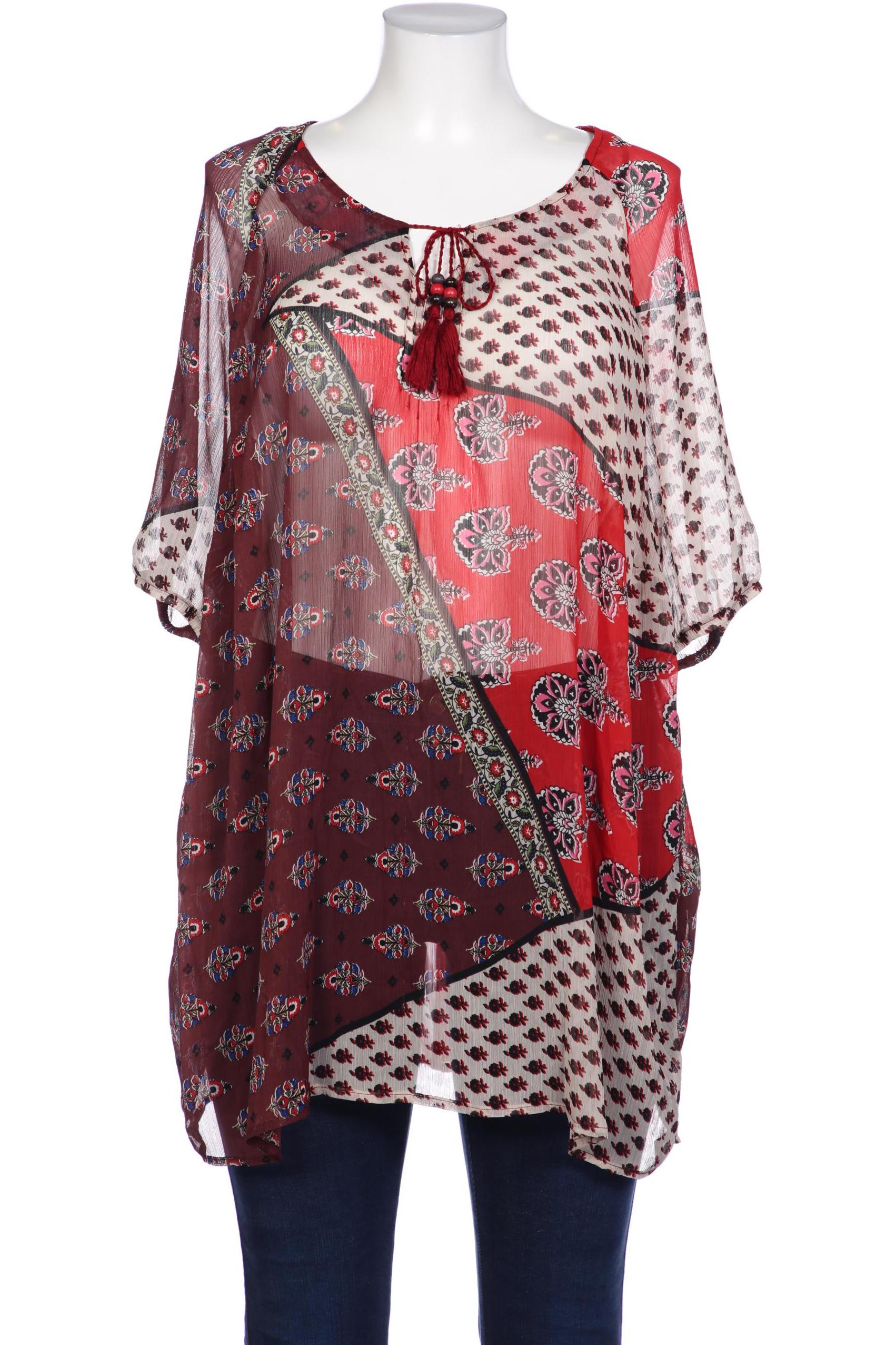 

Ulla Popken Damen Bluse, bordeaux, Gr. 50
