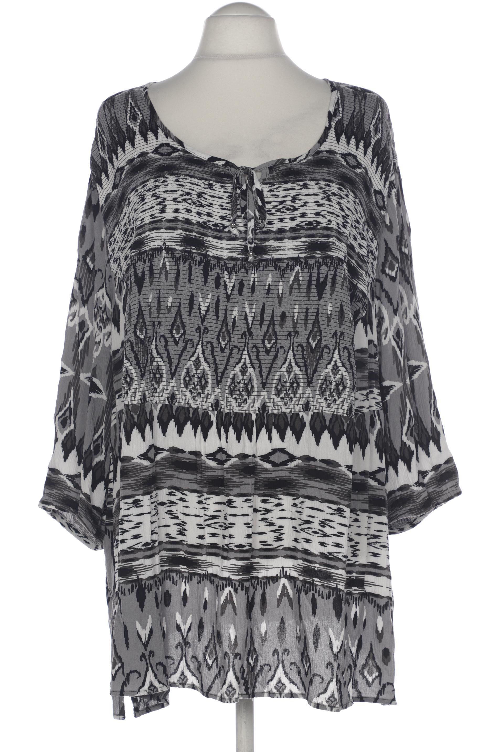 

Ulla Popken Damen Bluse, grau, Gr. 52