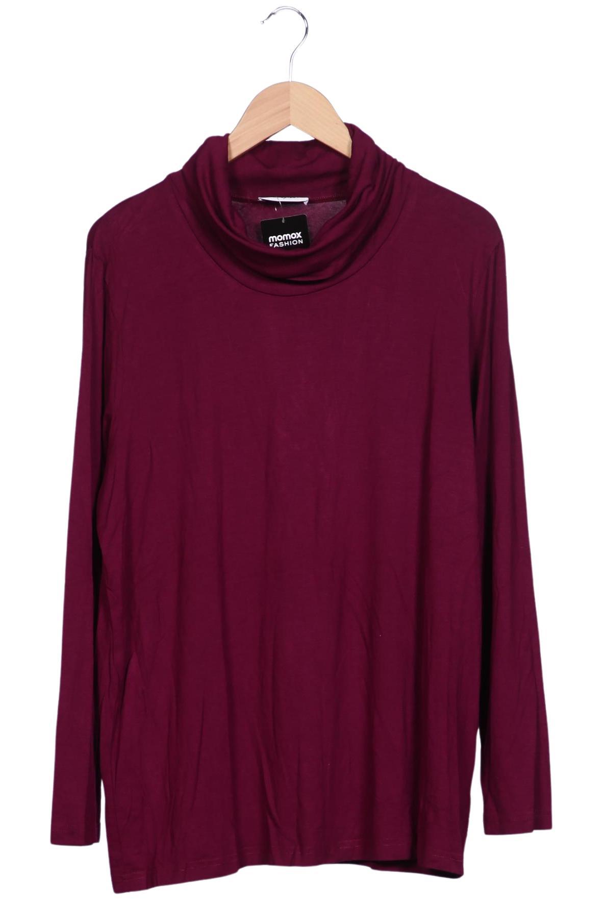 

Ulla Popken Damen Langarmshirt, bordeaux, Gr. 46