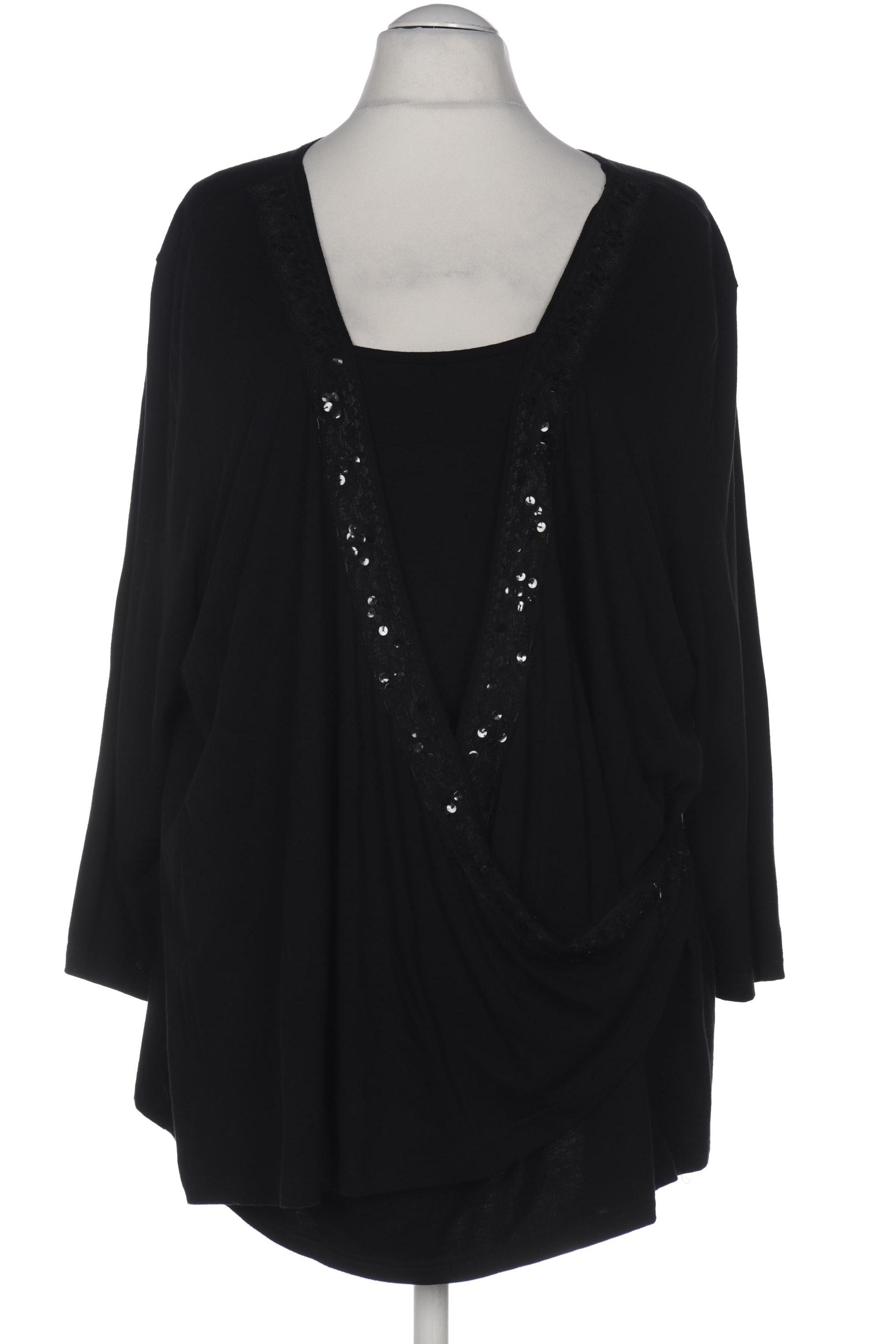 

Ulla Popken Damen Langarmshirt, schwarz, Gr. 54