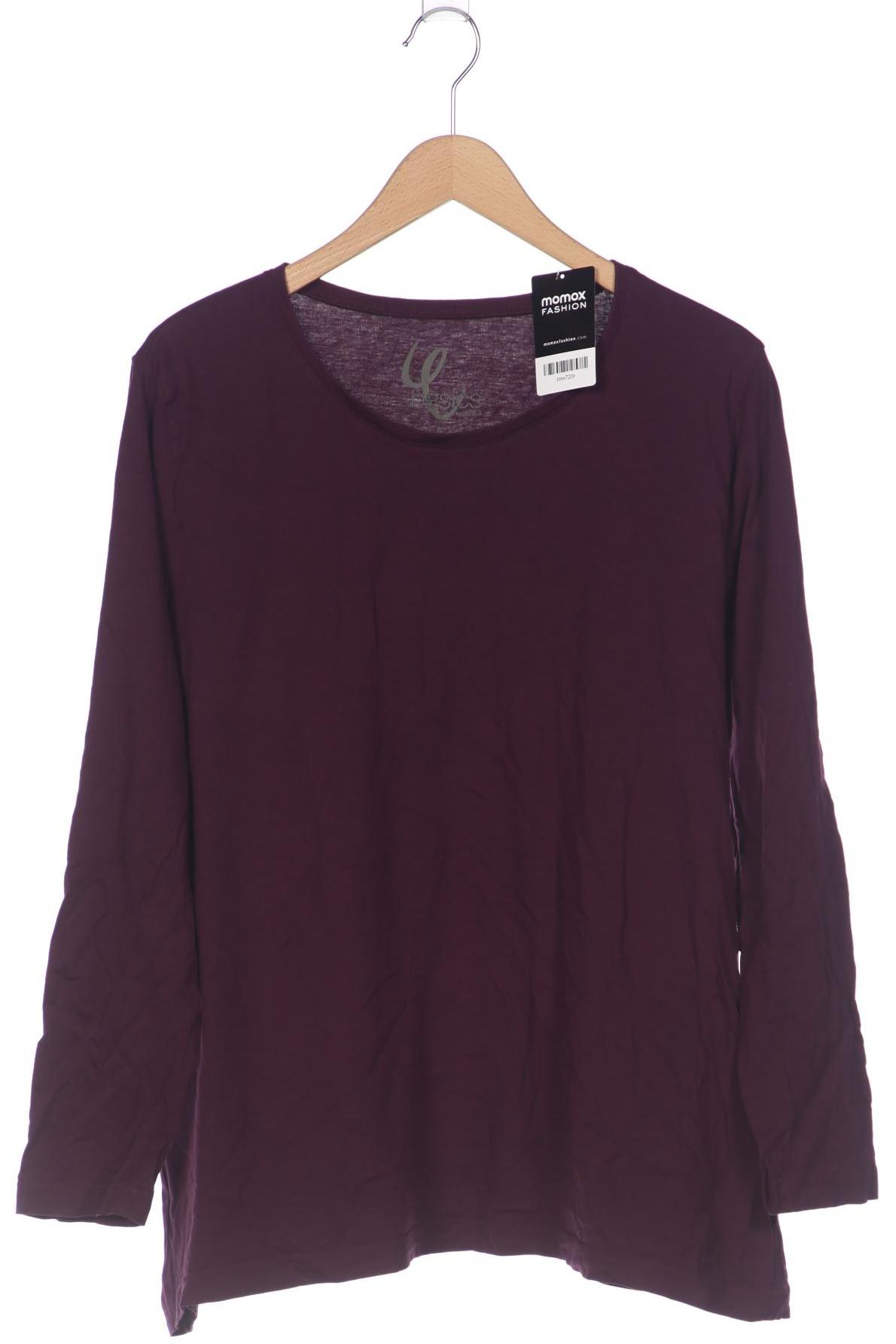 

Ulla Popken Damen Langarmshirt, bordeaux, Gr. 50