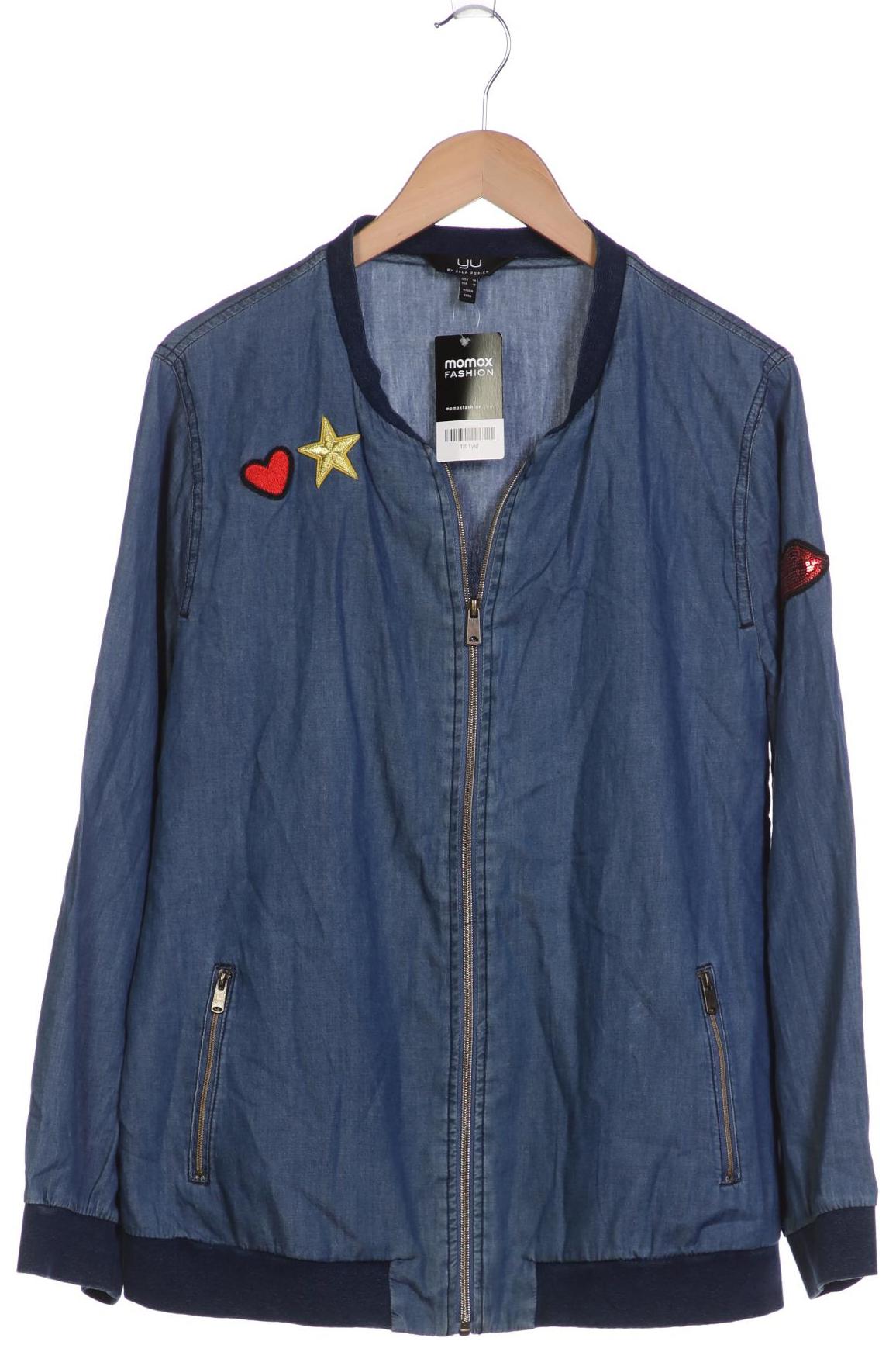 

Ulla Popken Damen Jacke, blau, Gr. 48