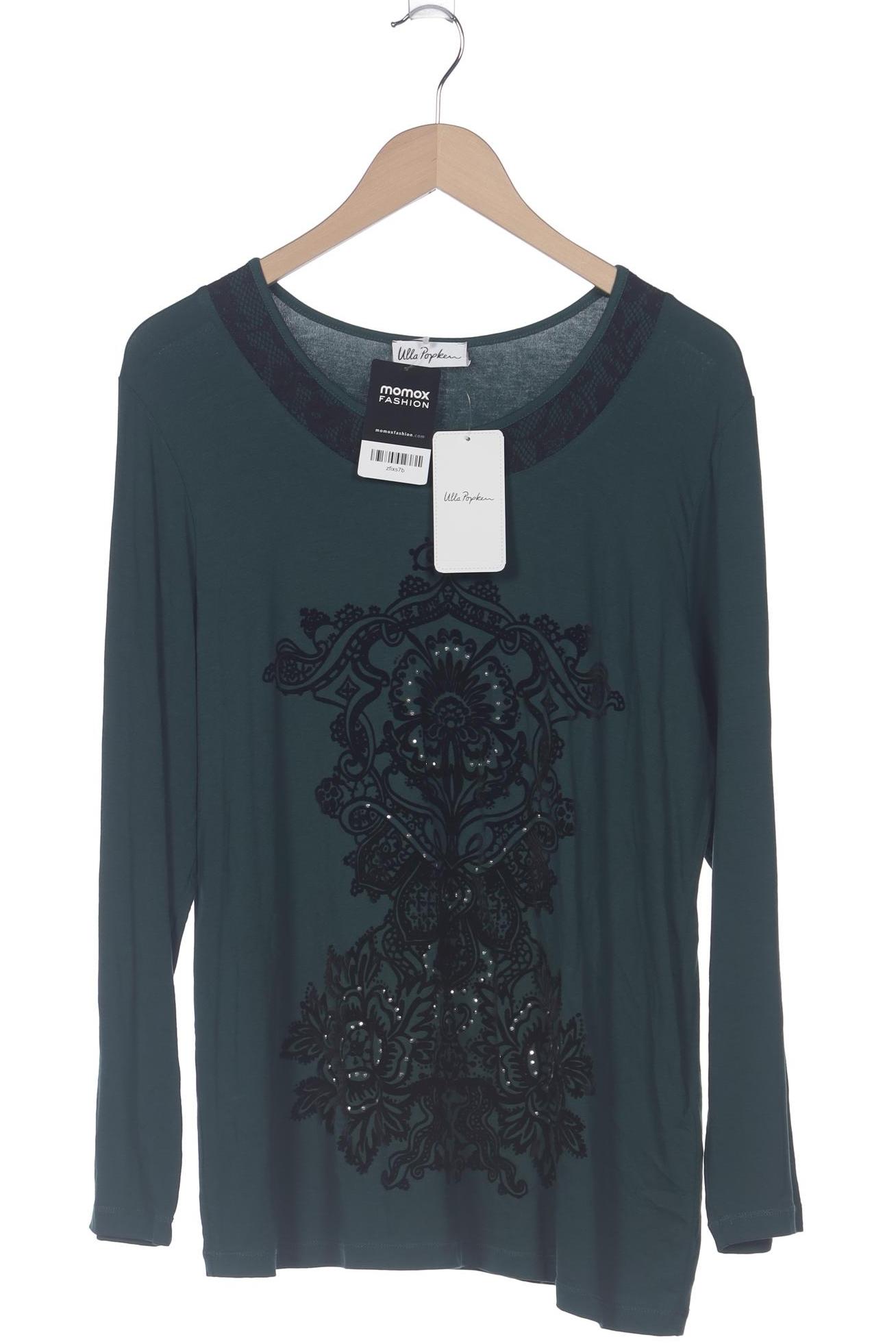 

Ulla Popken Damen Langarmshirt, grün, Gr. 42