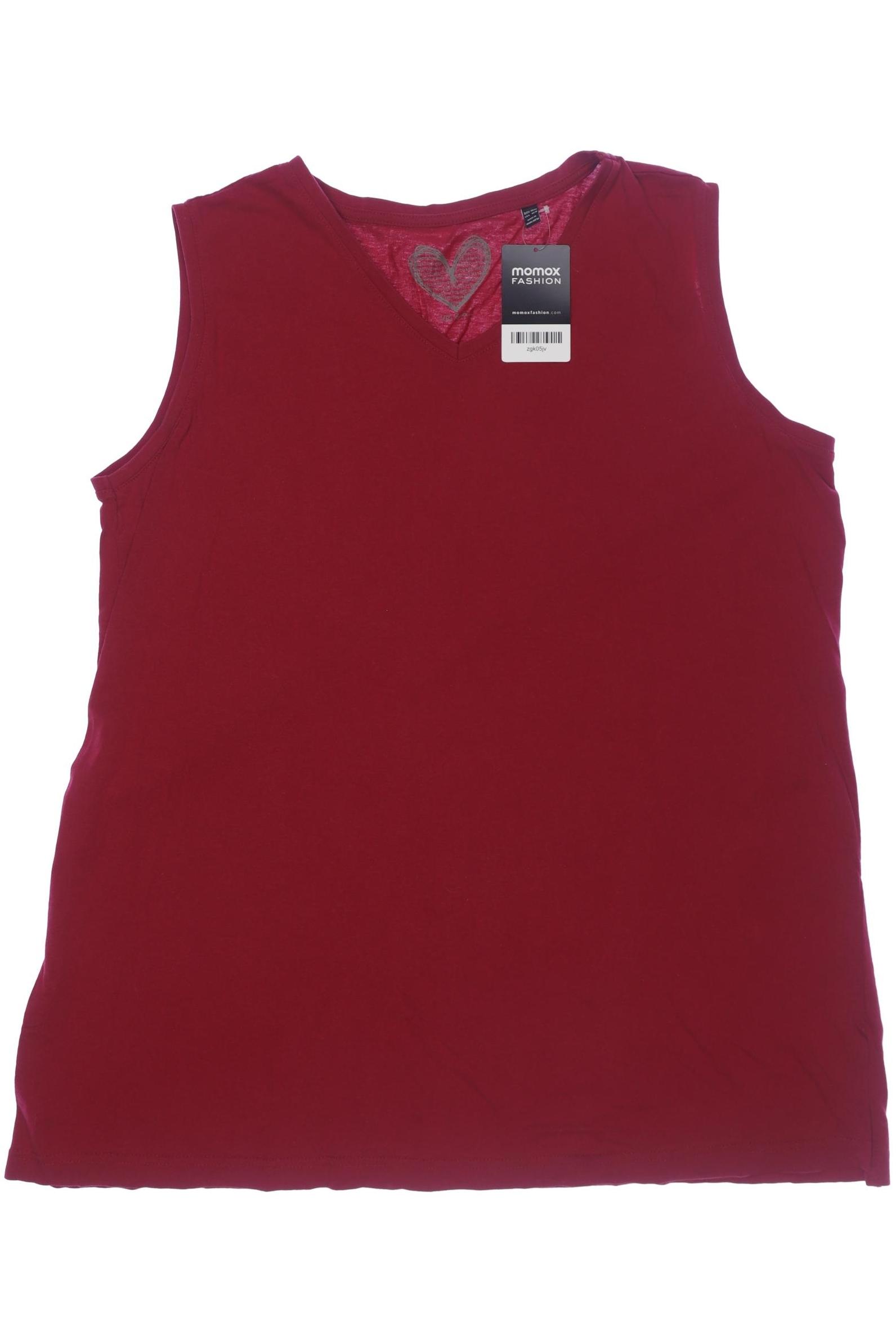 

Ulla Popken Damen Top, bordeaux, Gr. 46