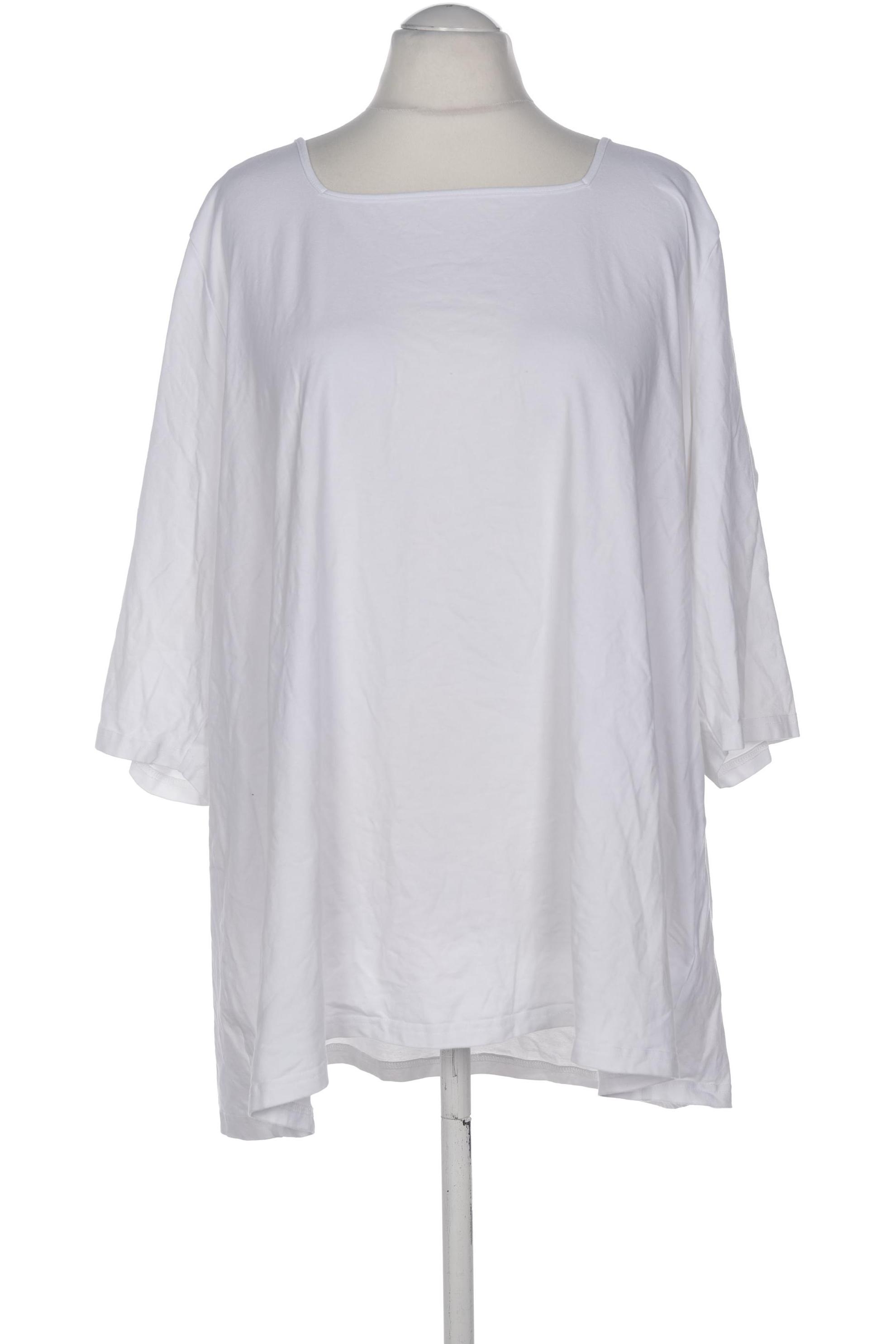 

Ulla Popken Damen Langarmshirt, weiß