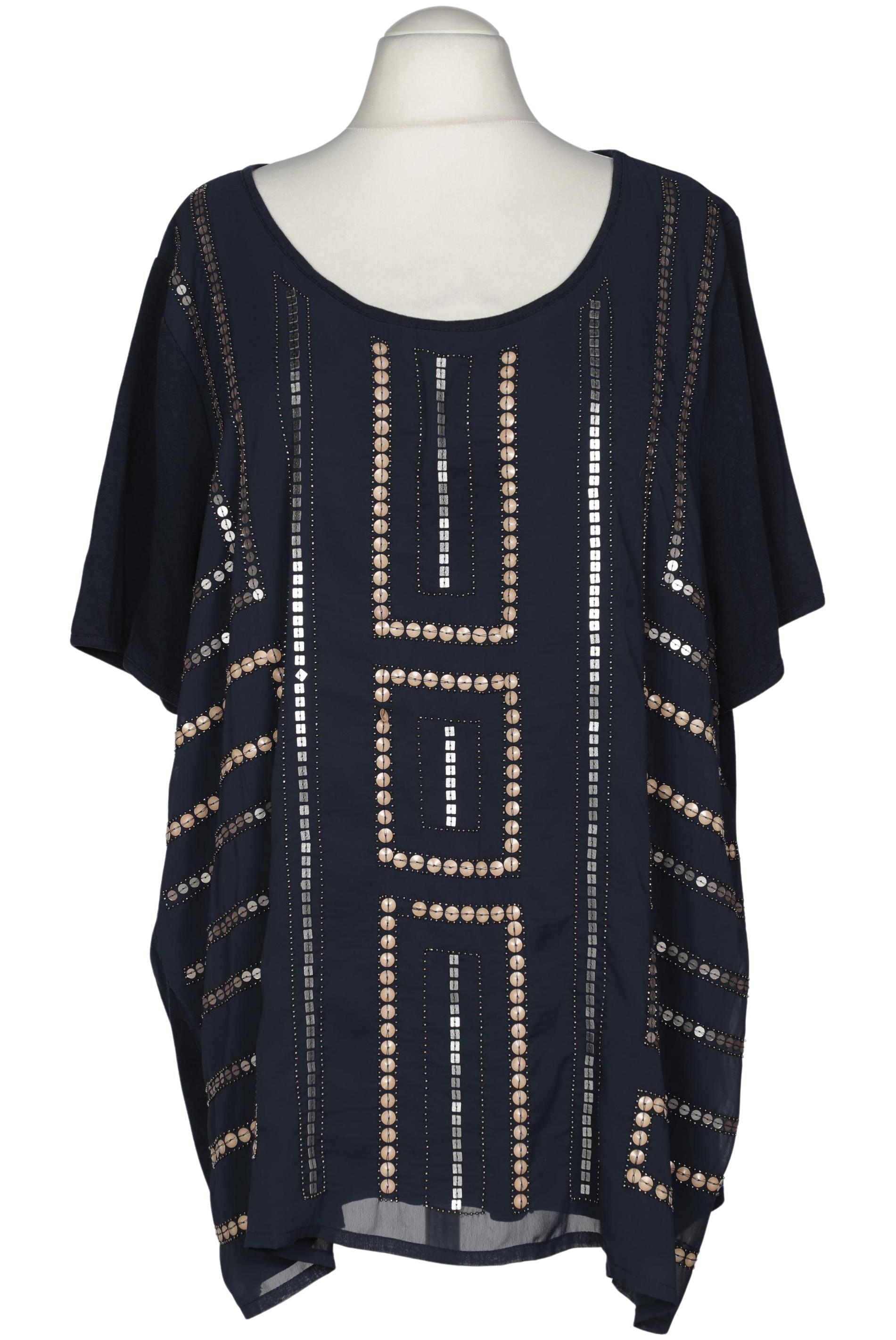 

Ulla Popken Damen T-Shirt, marineblau, Gr. 54