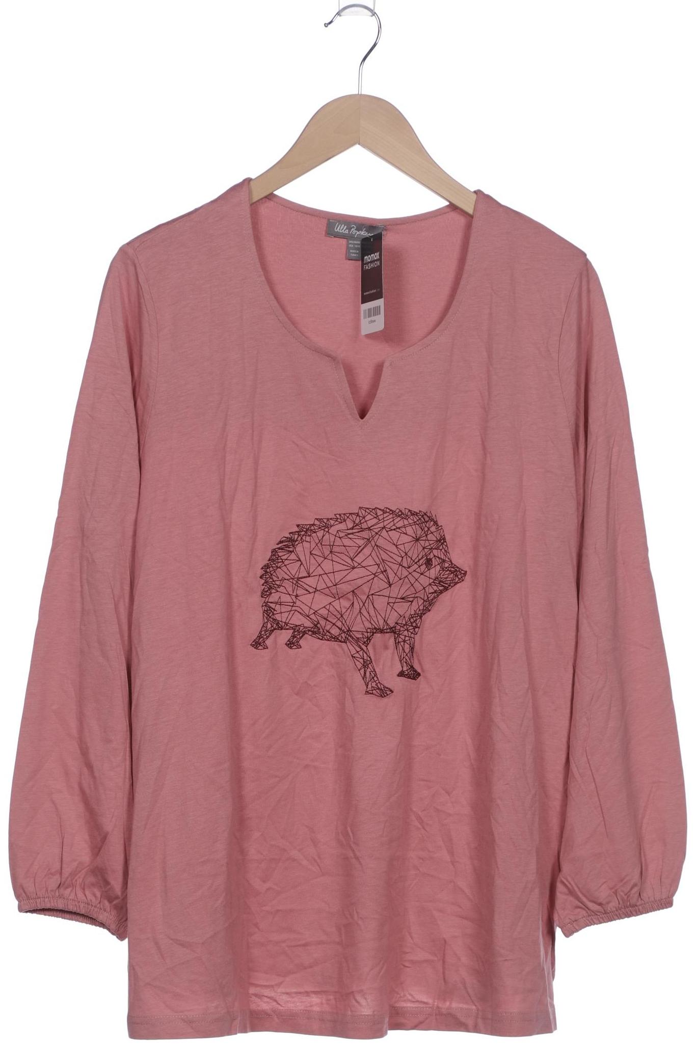 

Ulla Popken Damen Langarmshirt, pink, Gr. 46