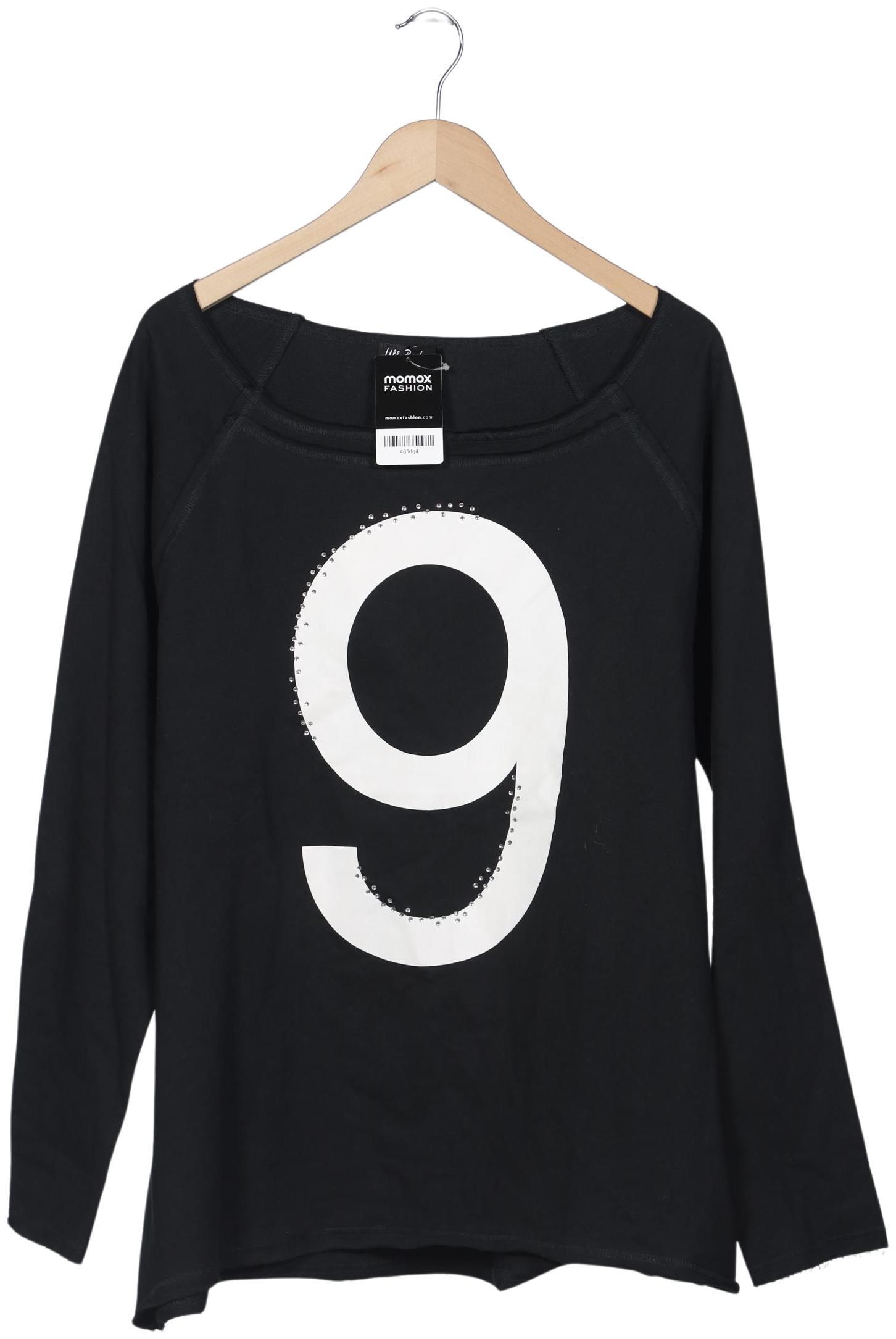 

Ulla Popken Damen Langarmshirt, schwarz, Gr. 46