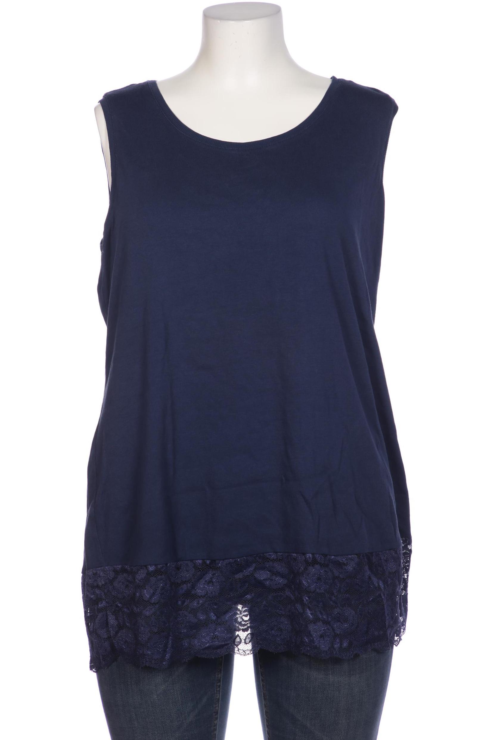 

Ulla Popken Damen Top, marineblau