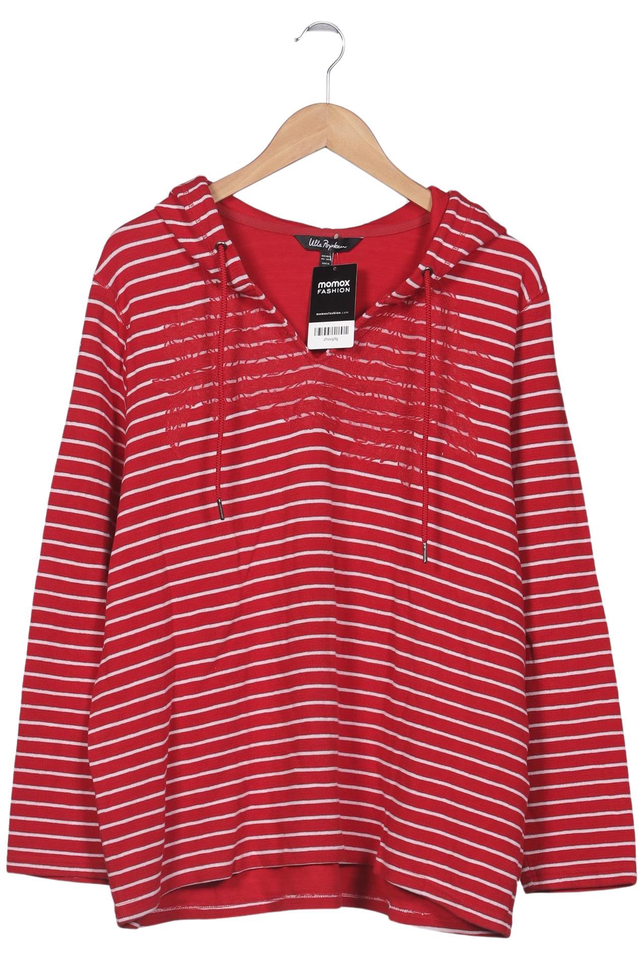 

Ulla Popken Damen Kapuzenpullover, rot, Gr. 46