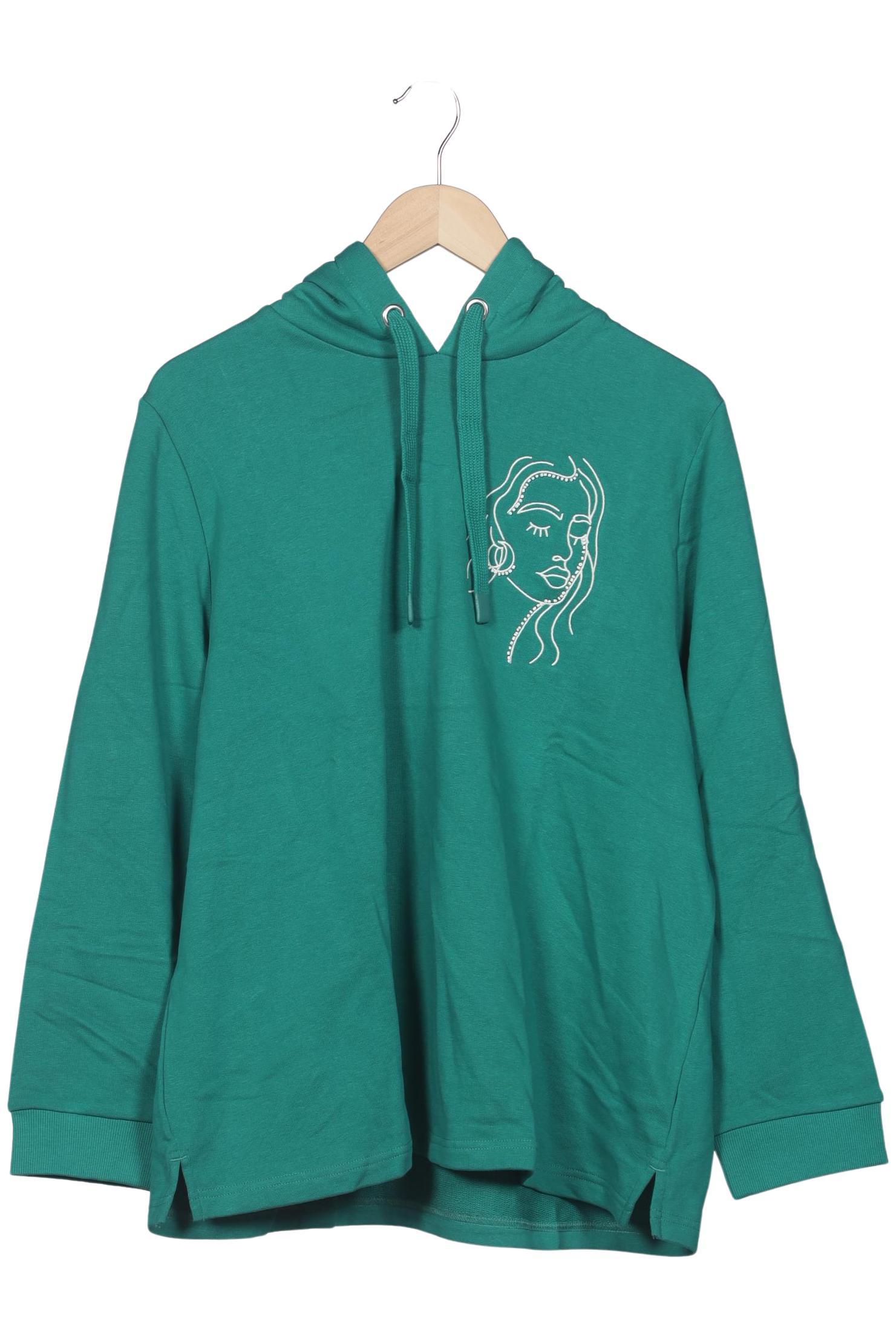 

Ulla Popken Damen Kapuzenpullover, grün, Gr. 46