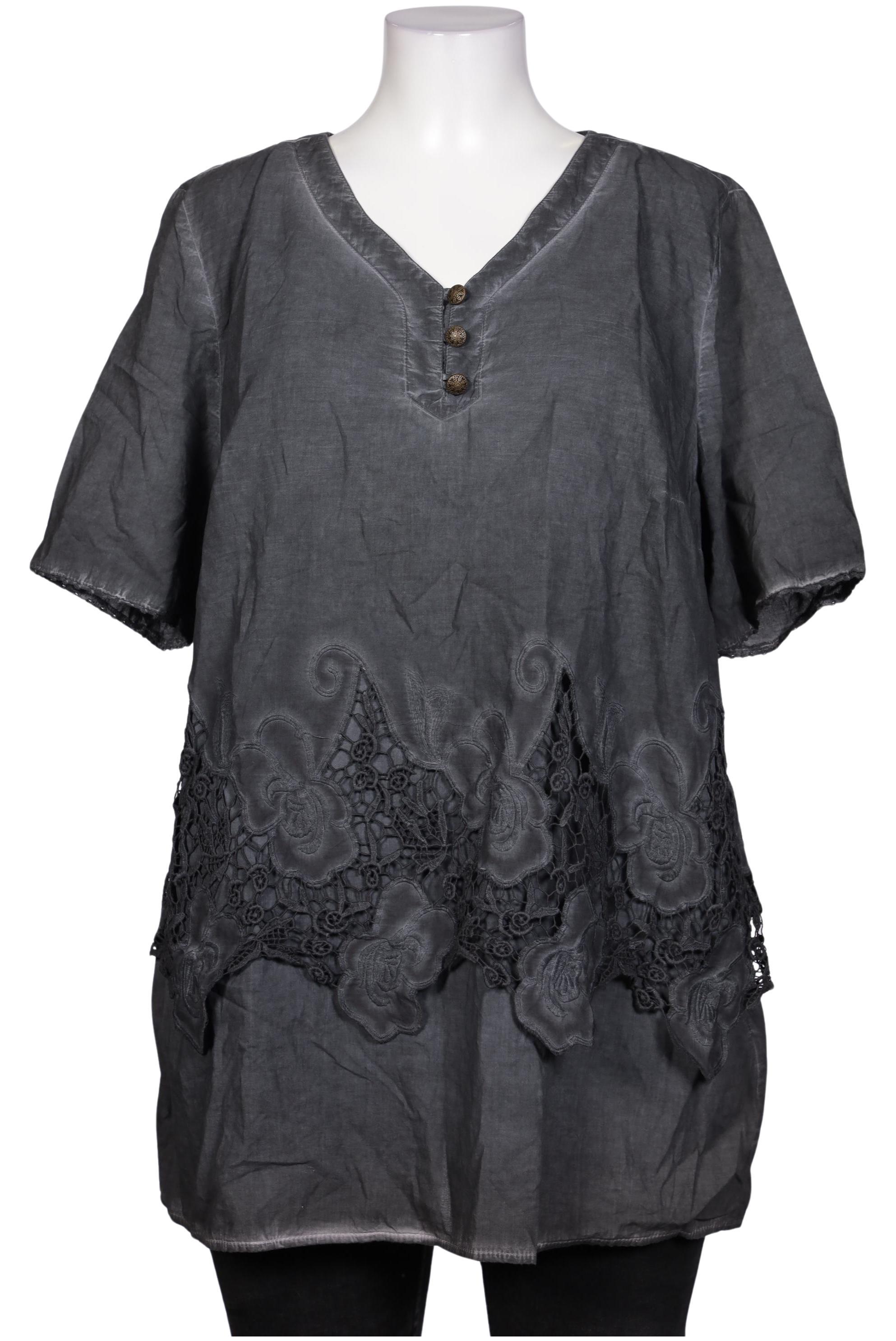 

Ulla Popken Damen Bluse, grau, Gr. 46